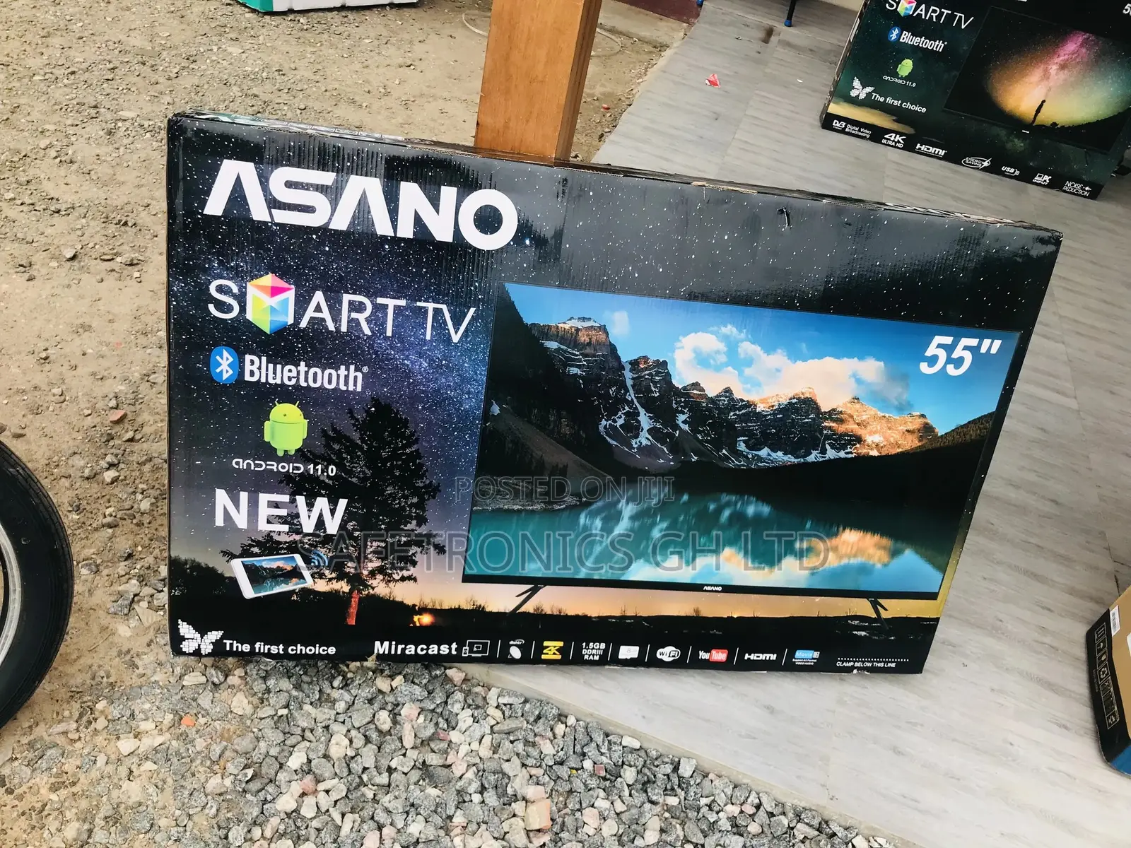  UHD Asaon Digital 55 Inches Glossy Satellite LED Tv