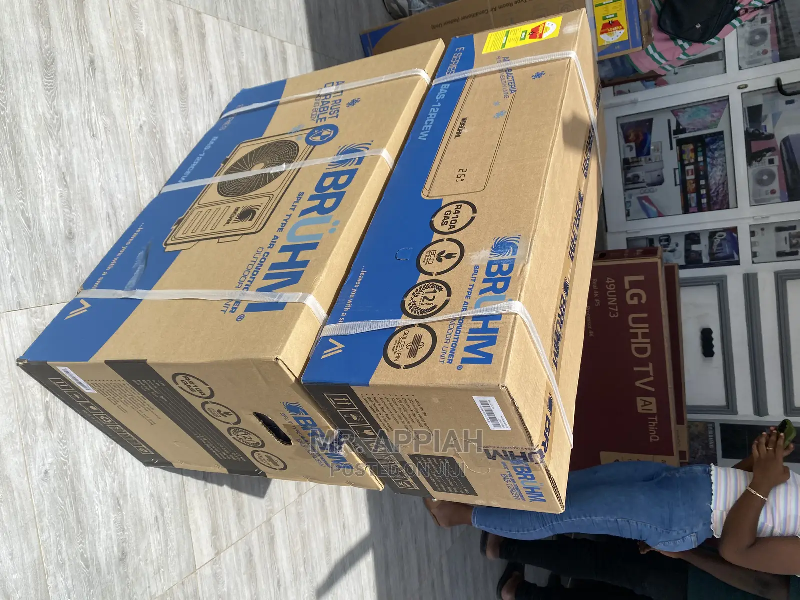 Eco-Energy Saving Bruhm 1.5hp Air Conditioner(R410gas)