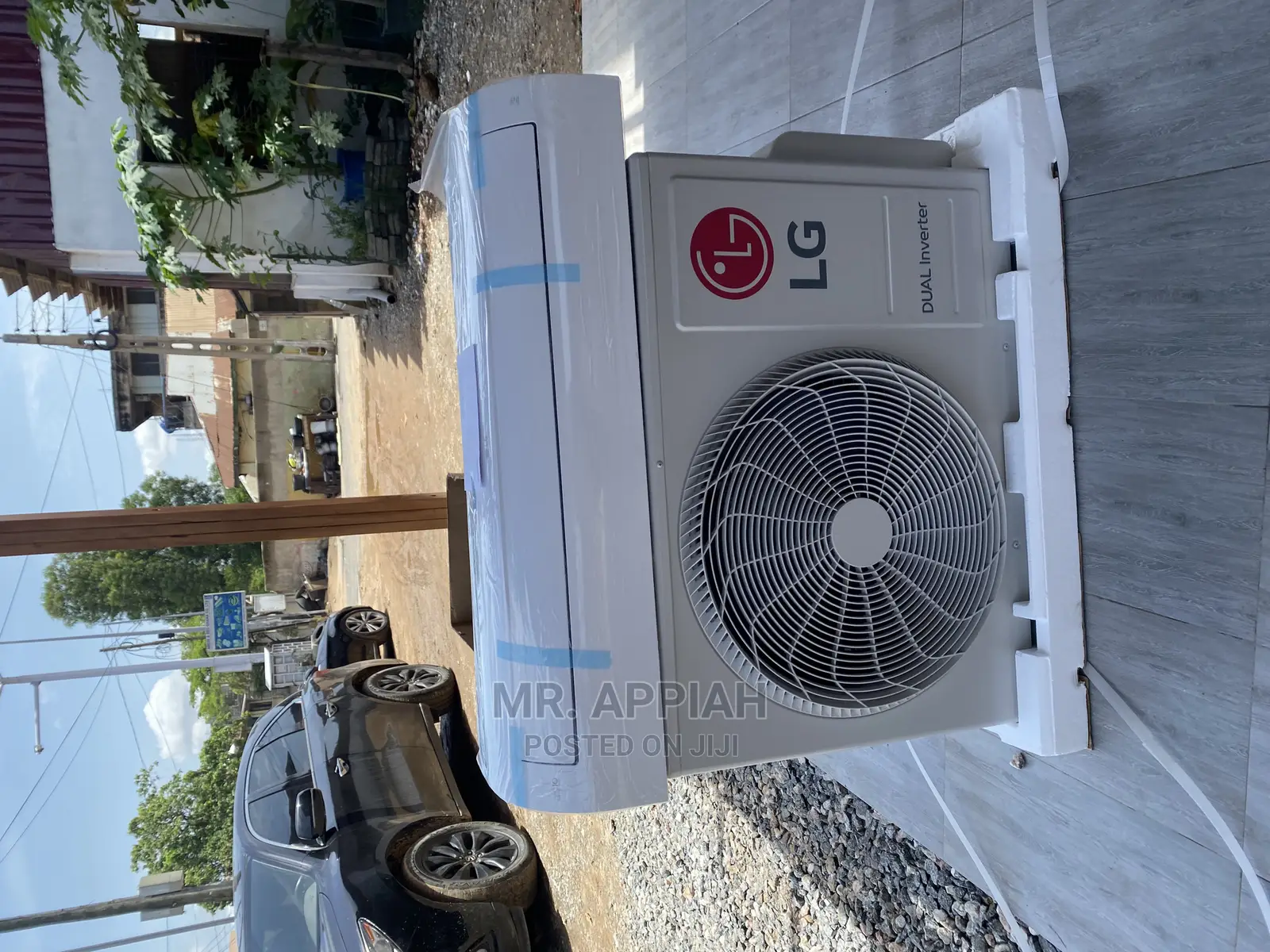 Anti-Rust LG Dual Cool Inverter Ac(1.5hp)R410 Gas.White