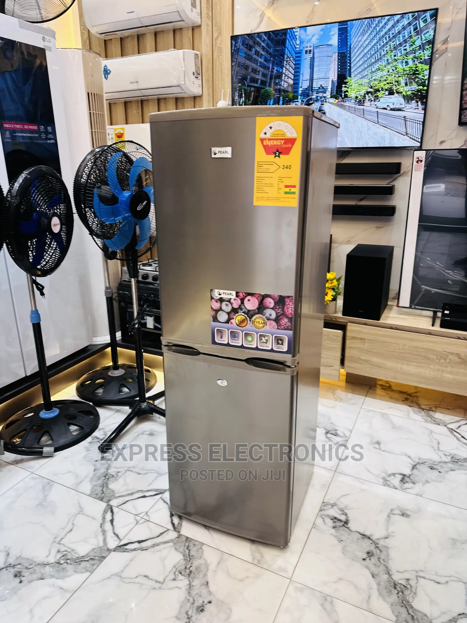Eco Friendly Pearl Double Door PF-200B Fridge
