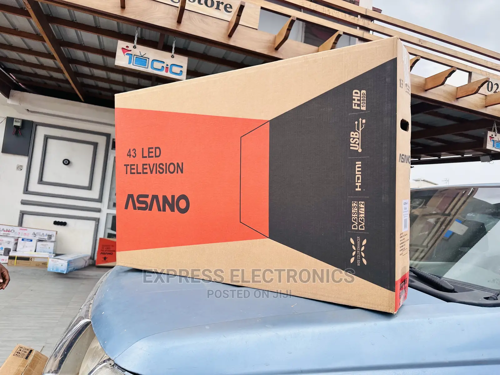 Asano Quality Tv FHD Satellite Digital 43”Tv