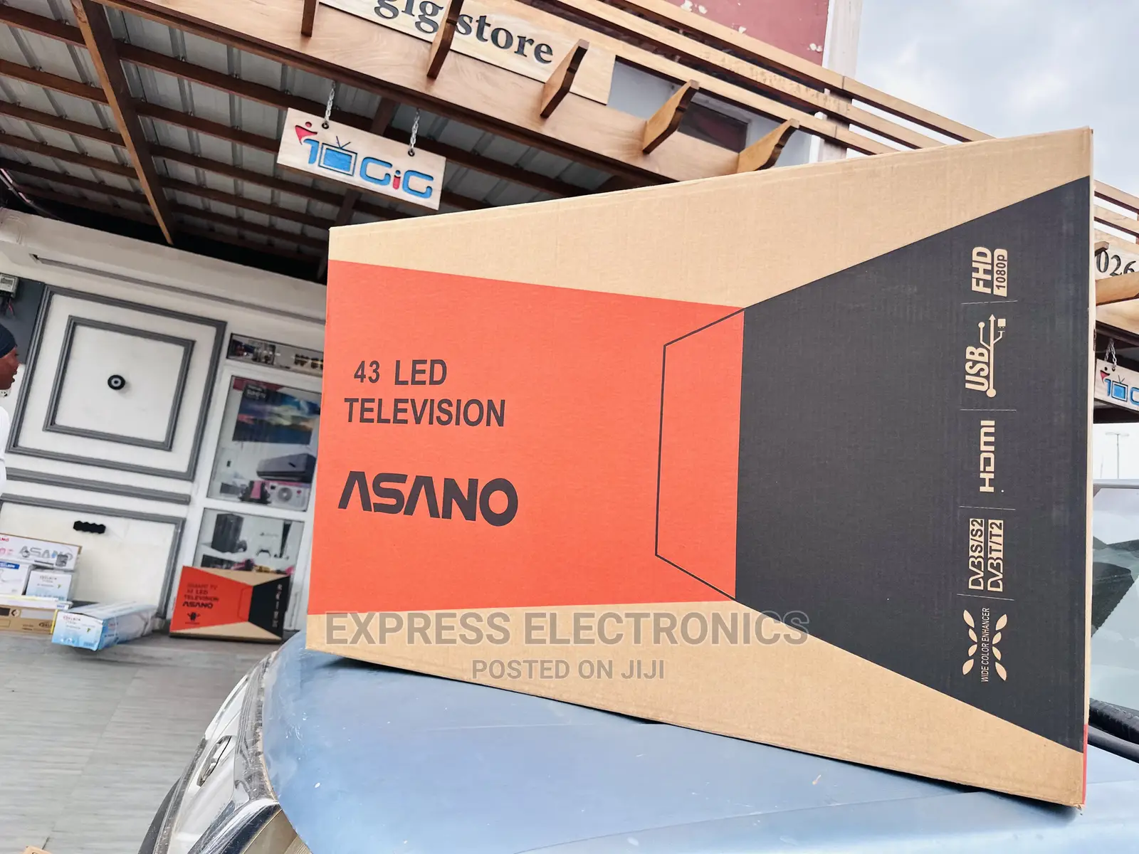 Asano Quality Tv FHD Satellite Digital 43”Tv