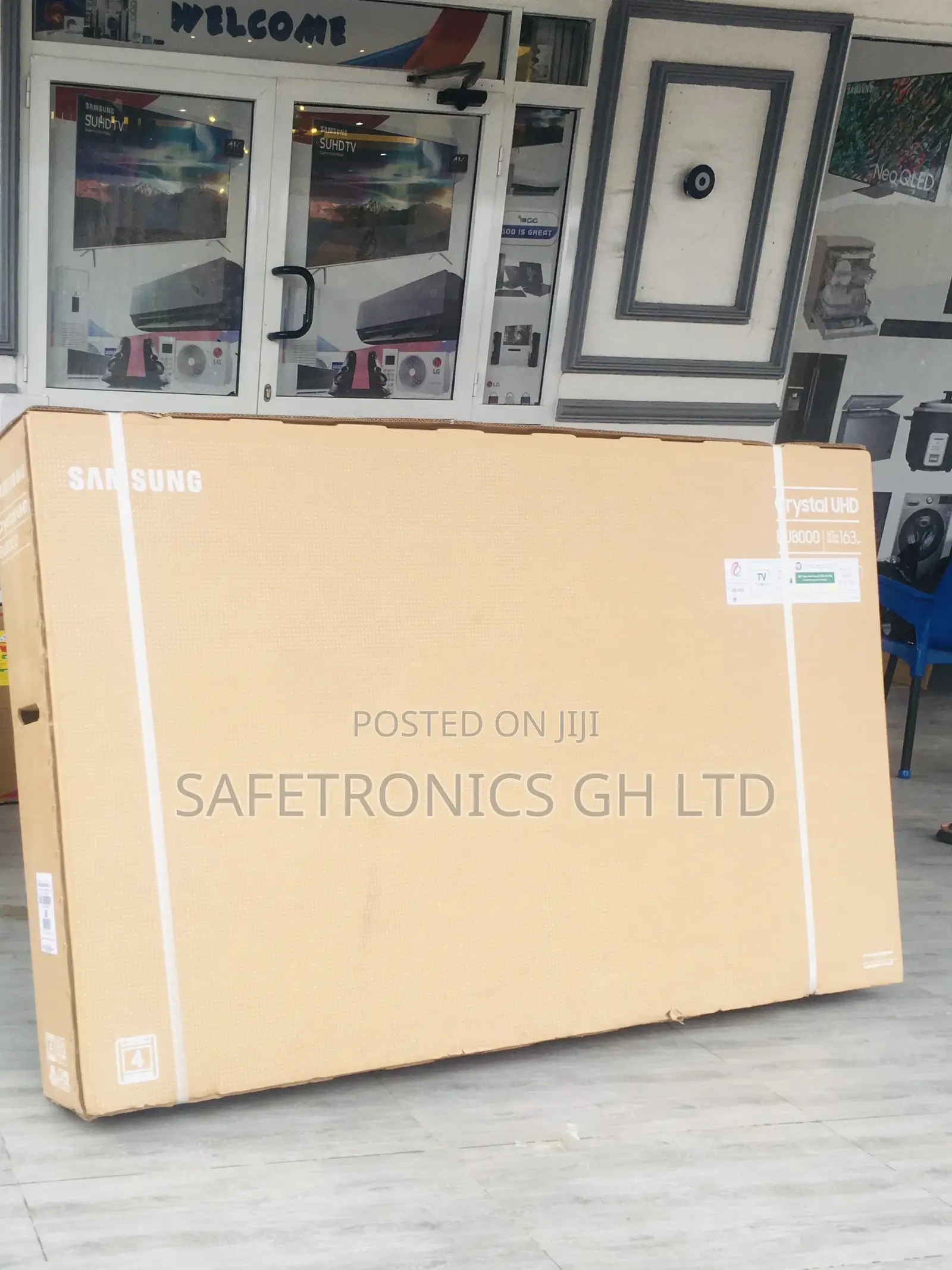 Quality Picture Samsung 65 Inches Glossy Led Crystal Uhd