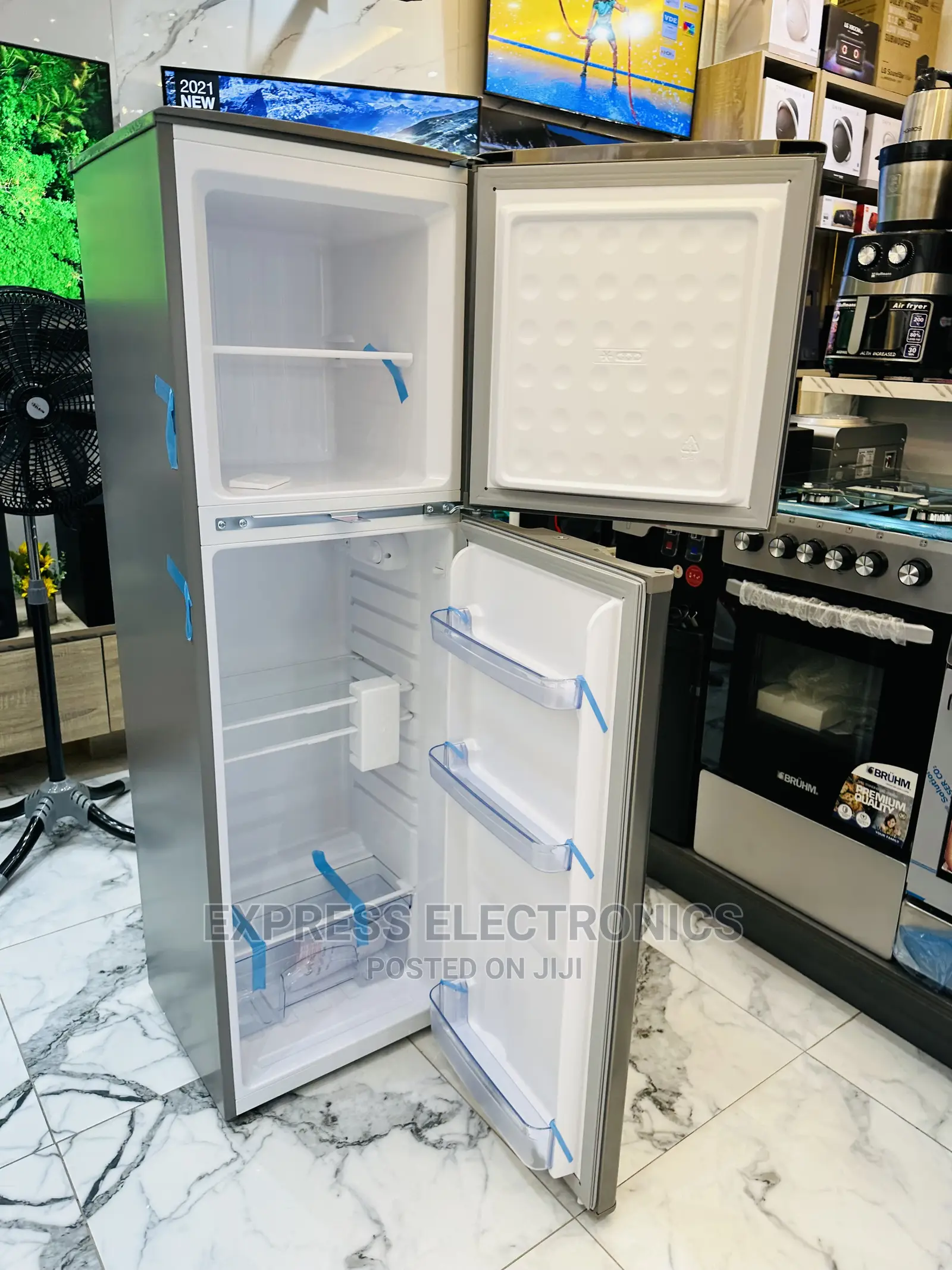 Free Standing Grey Top Freezer Pearl PF-270