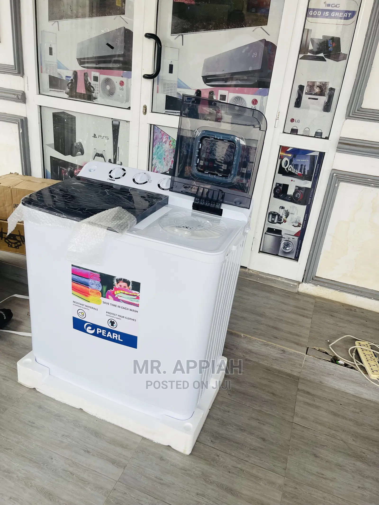 Reliable Affordable Pearl 12kg Top Load Washingmachine  