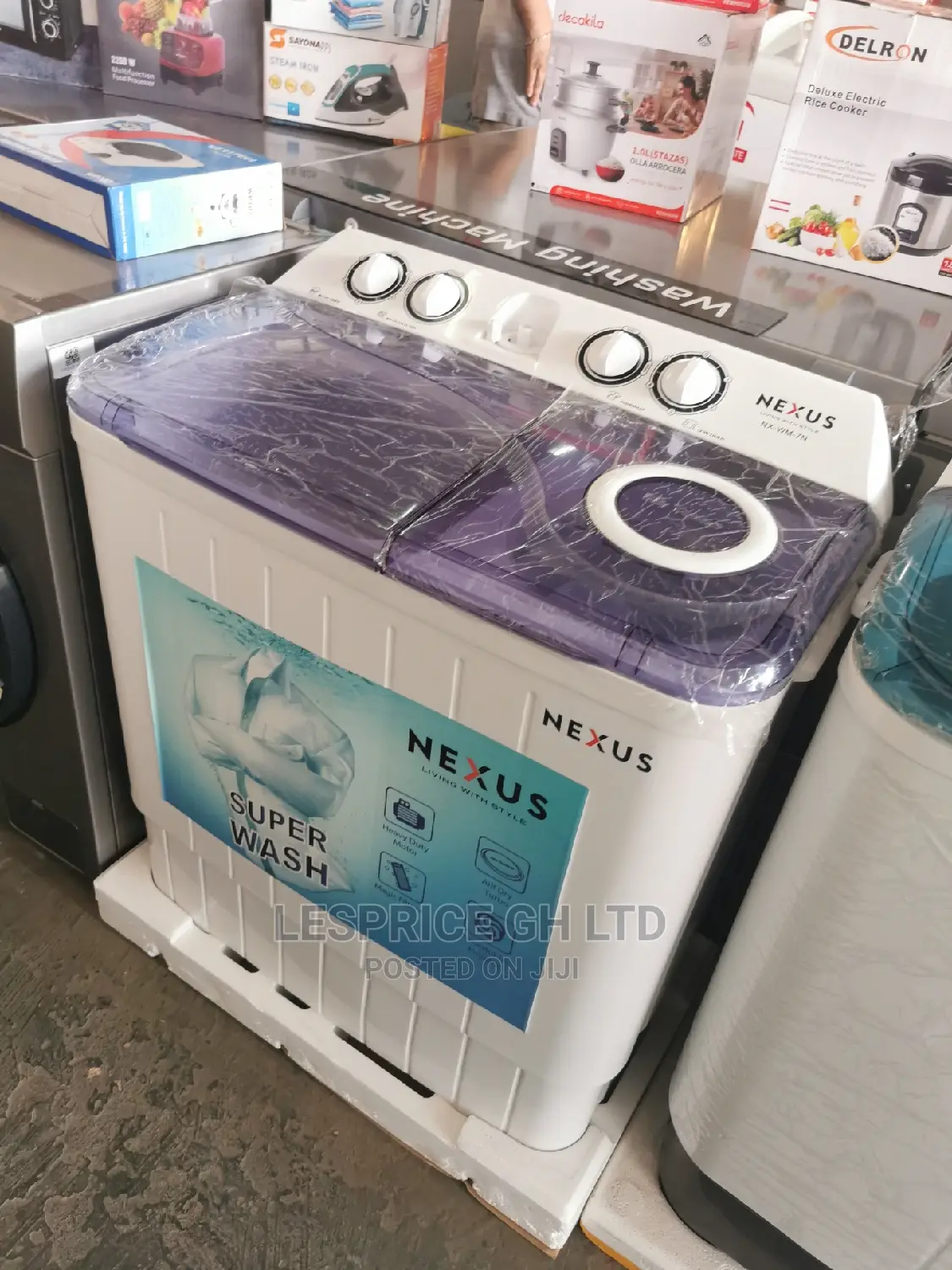 Affordable Nexus 12kg Semi Automatic Washing Machine