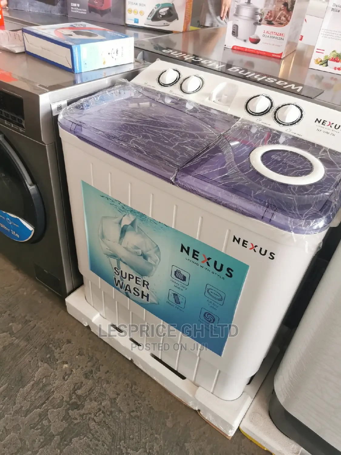 Affordable Nexus 12kg Semi Automatic Washing Machine