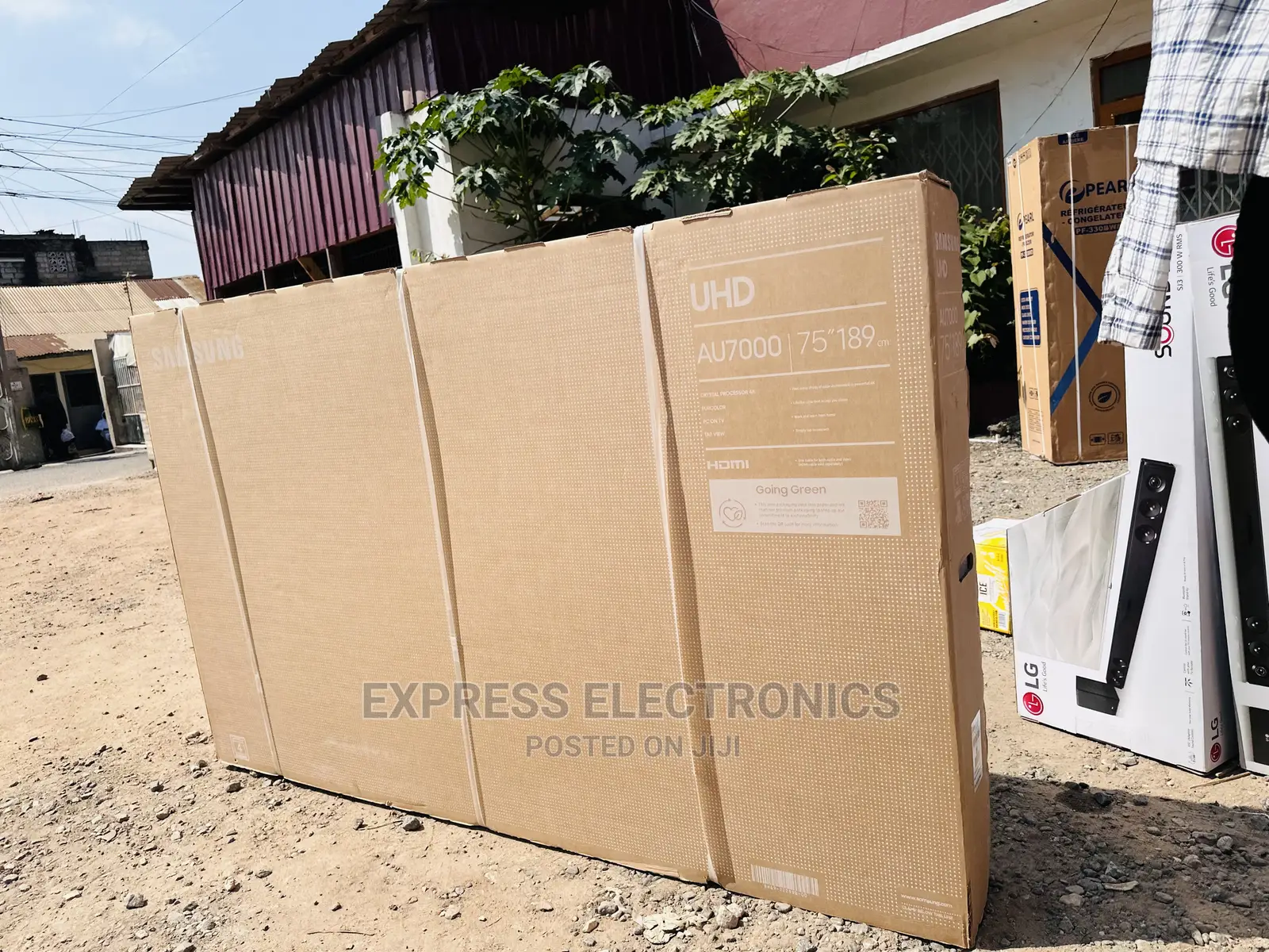  Processor Sleek Samsung UHD Glossy 75”Au7100