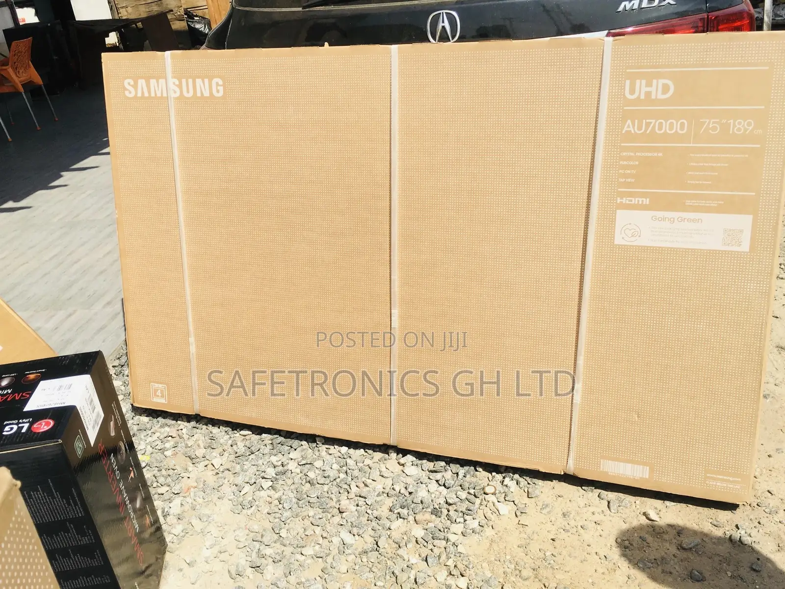 Original AU70 UHD Samsung 75 Inches Glossy LED Tv