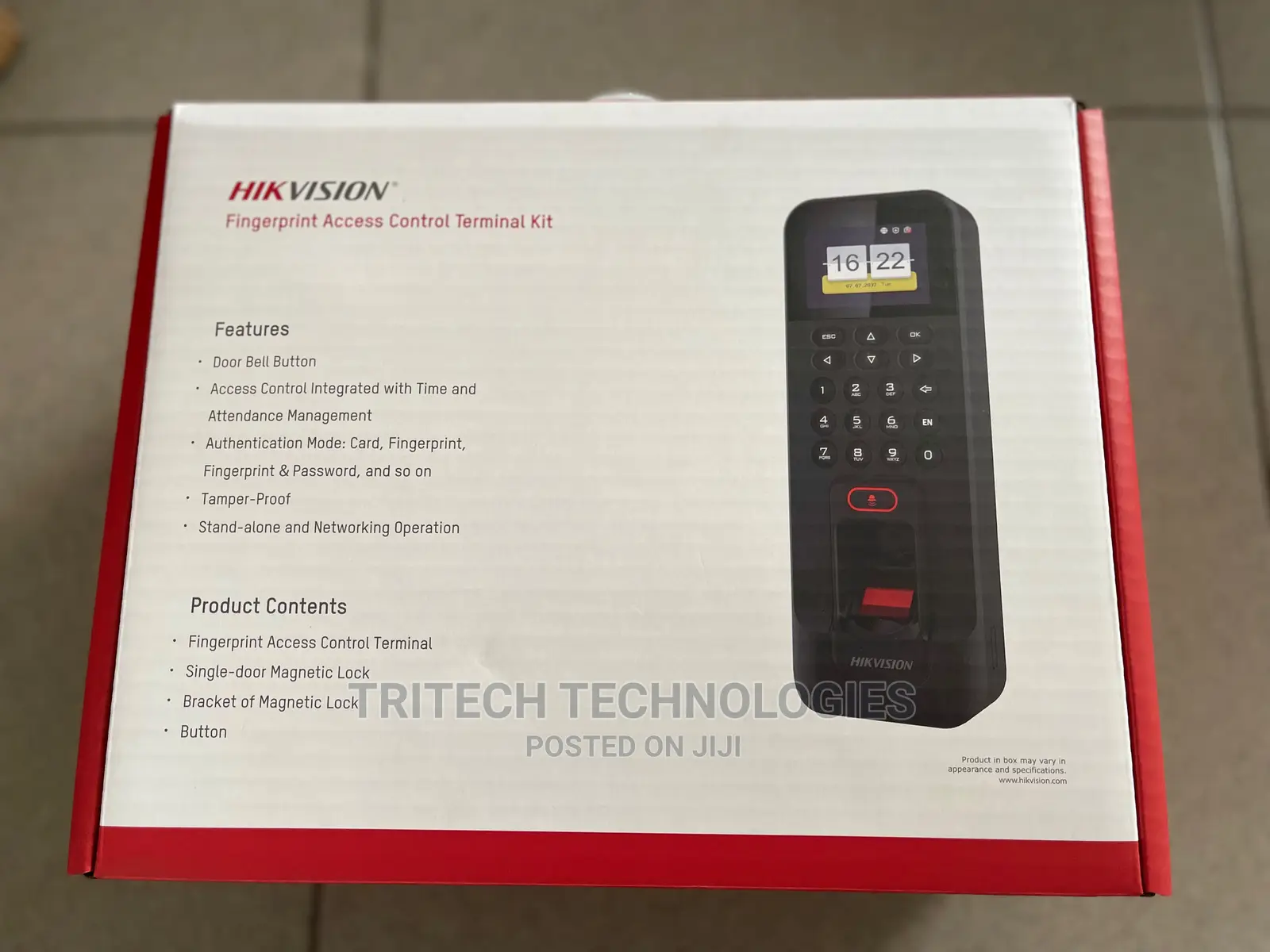 Hikvision Ds-kas261 Fingerprint Terminal KIT