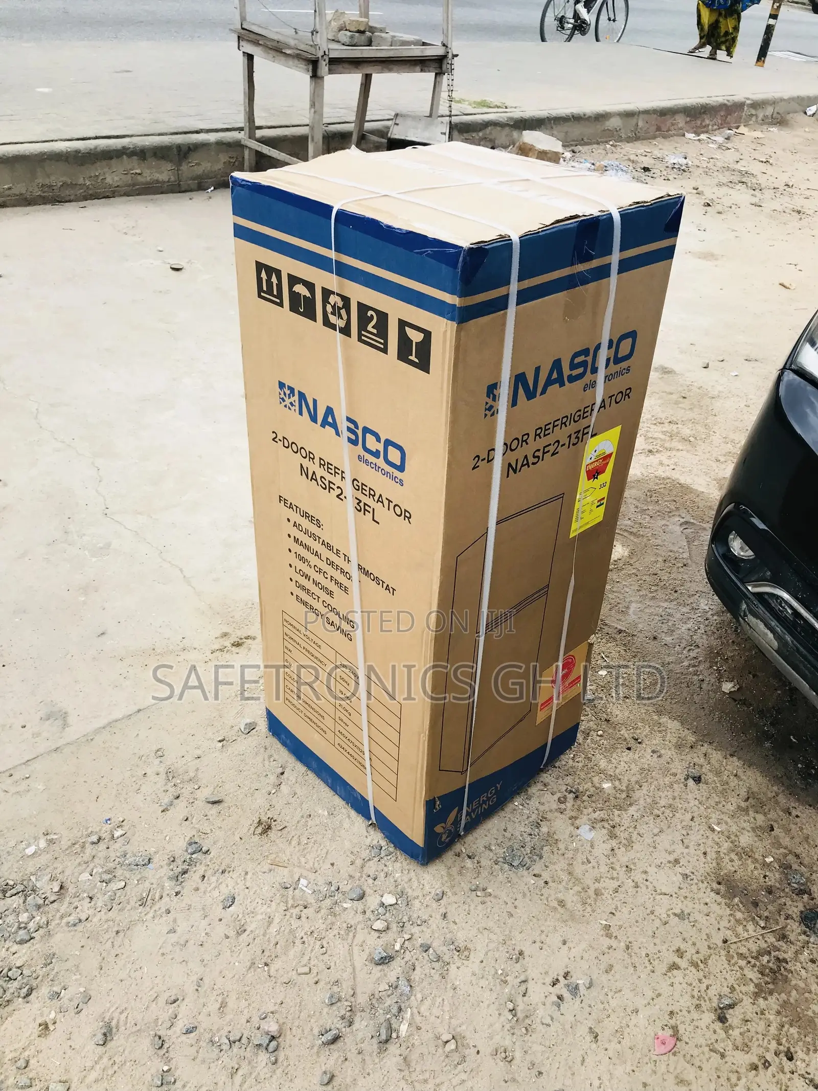 Fast Chilling Nasco Fridge Doubledoor Topfreezer Nasf2-13fl