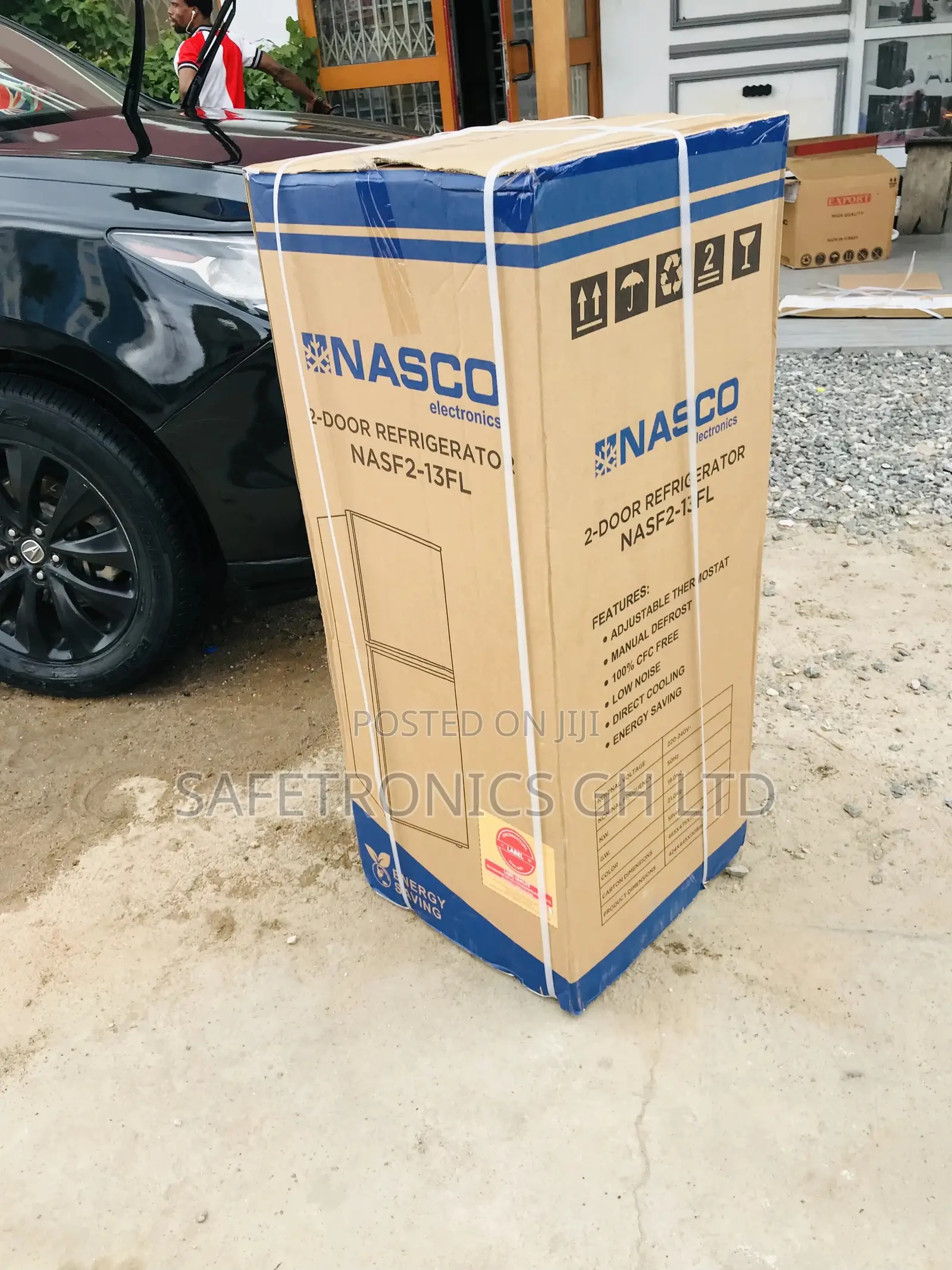 Low Noise Doubledoor Nasf2-13fl Topfreezer Nasco Fridge