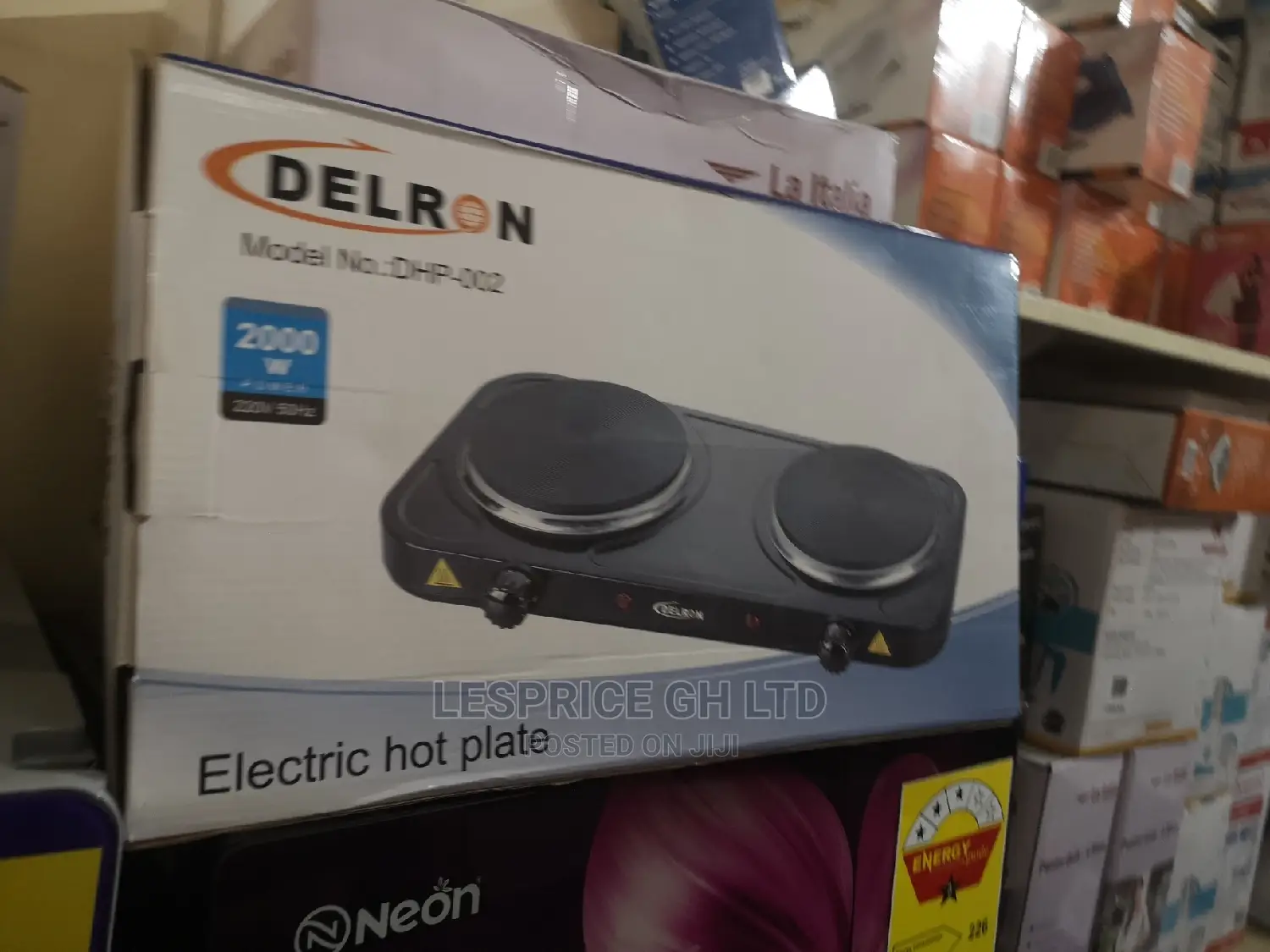 Delron DHP- 2 Burner Hot Plate – 2000W