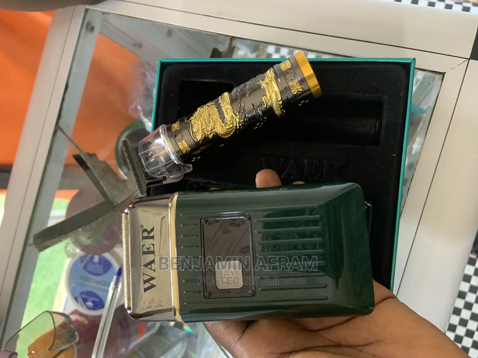 Rechargeable Cordless Hair Clipper and a Shaver