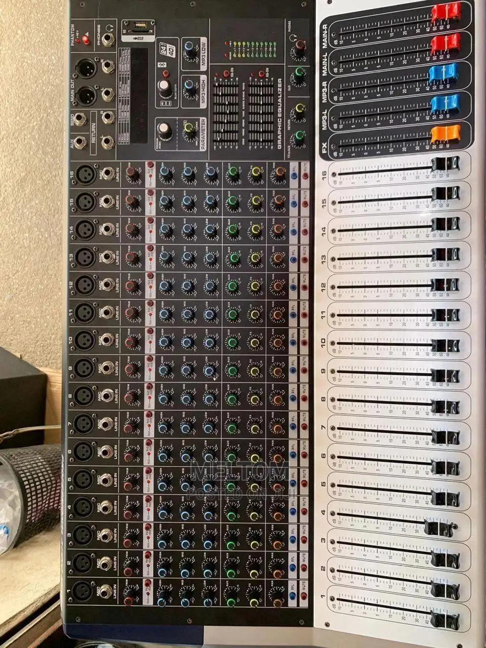 16channels Powered Amplified Mixer (YAMAHA KV160)