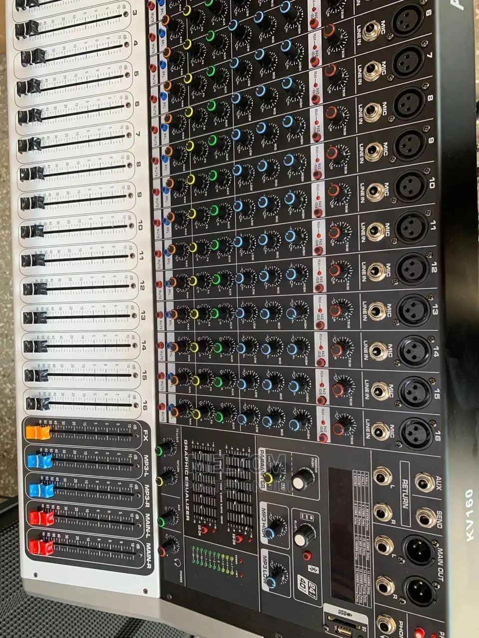 16channels Powered Amplified Mixer (YAMAHA KV160)