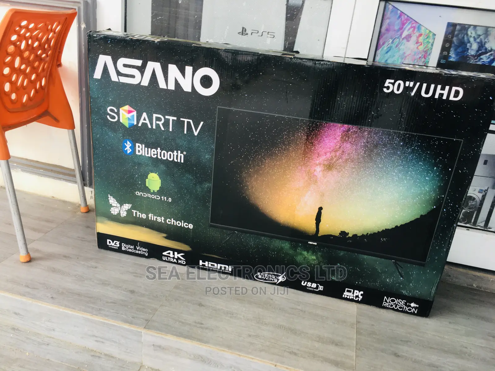 Brand New Asano 50 Inch Android Digital Satellite Tv