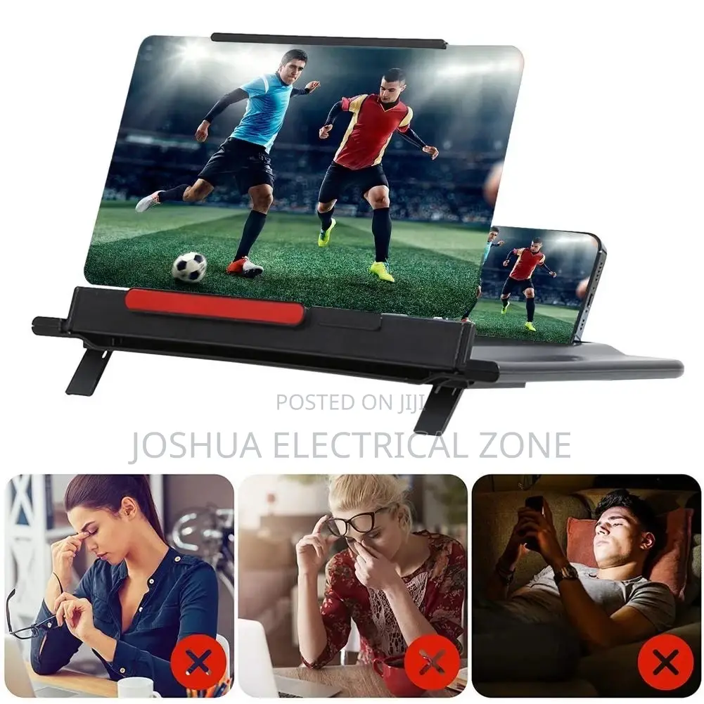 12 Inch 3d Mobile Phone Screen Magnifier Hd Video Amplifier