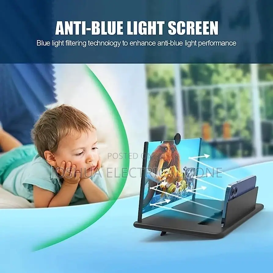 12 Inch 3d Mobile Phone Screen Magnifier Hd Video Amplifier
