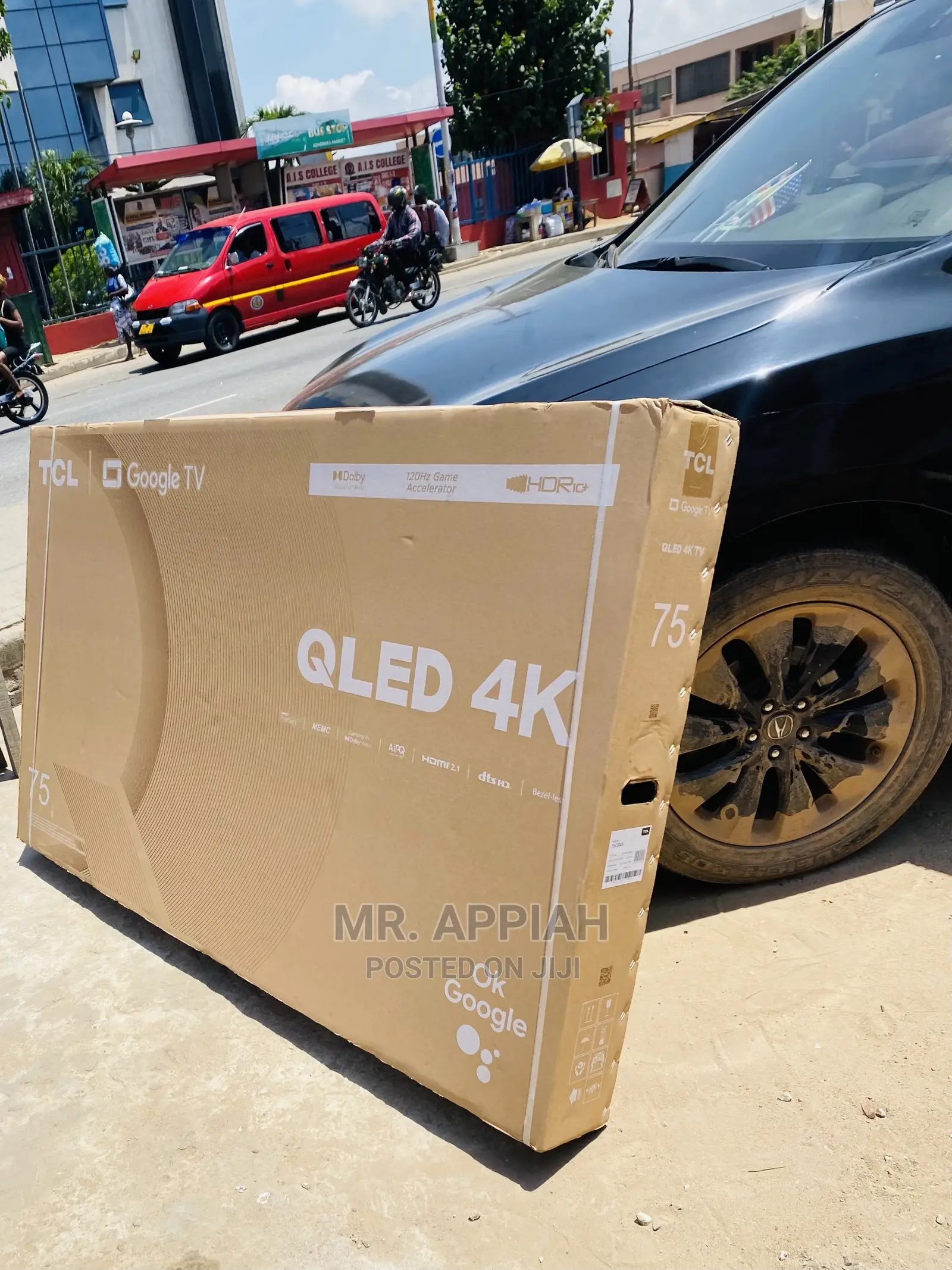 Extremely Quality TCL 75” QLED Smart Google Tv 75-C645,