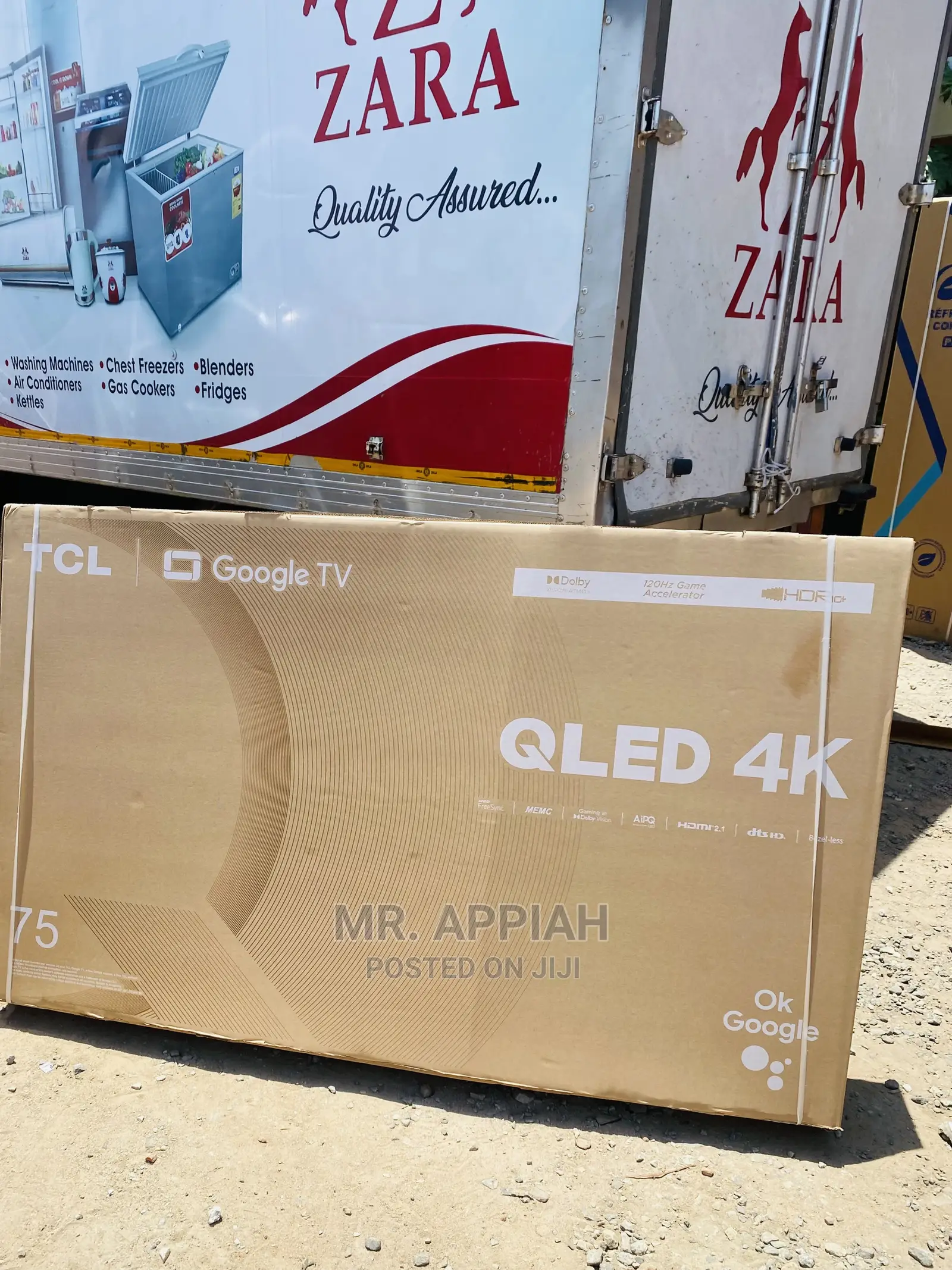 Newly in Stock TCL 75 Inch Smart QLED Tv(75-C645)Black, 