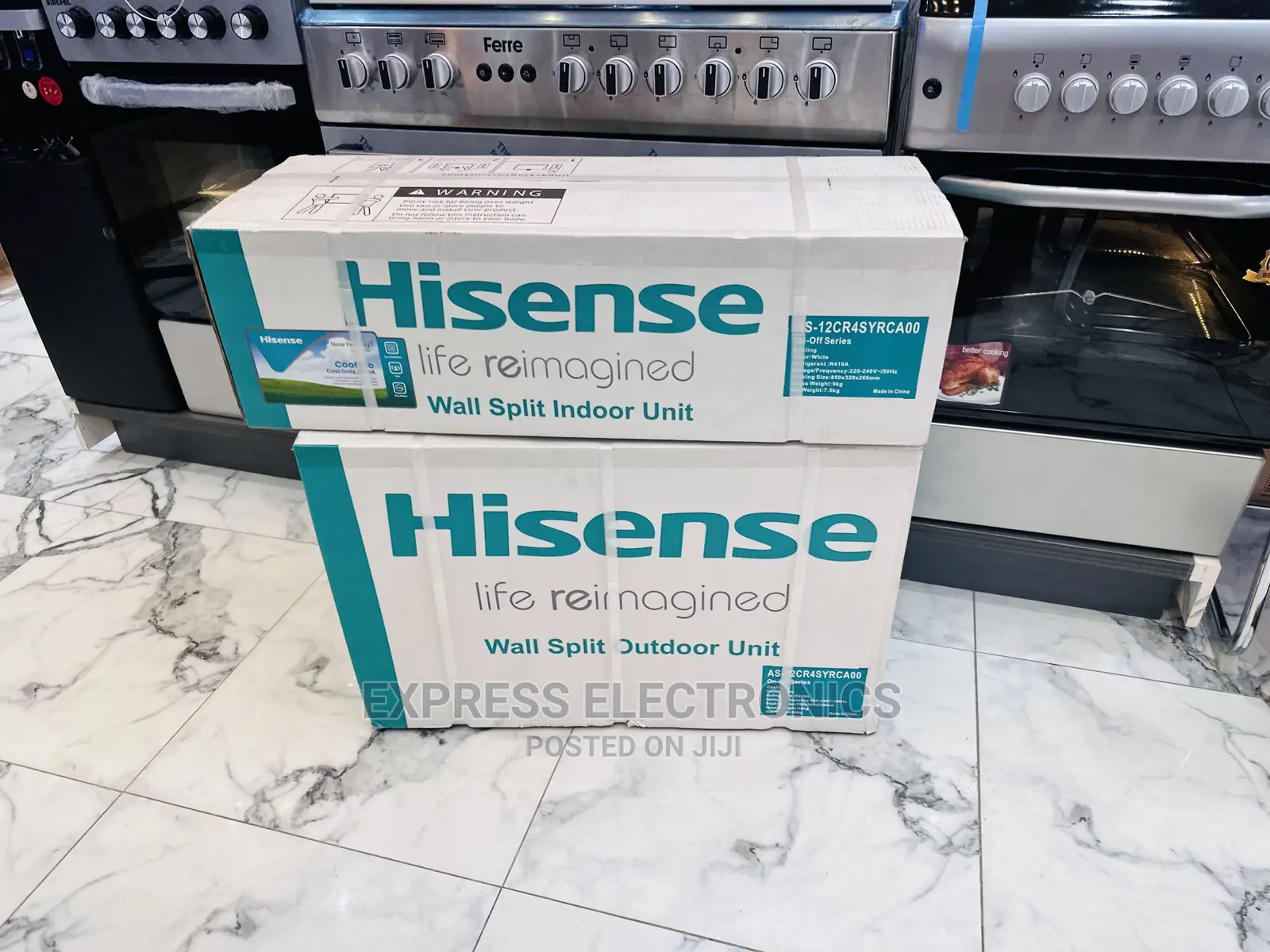 Non~Inverter Split R410 Gas White 1.5hp Hisense