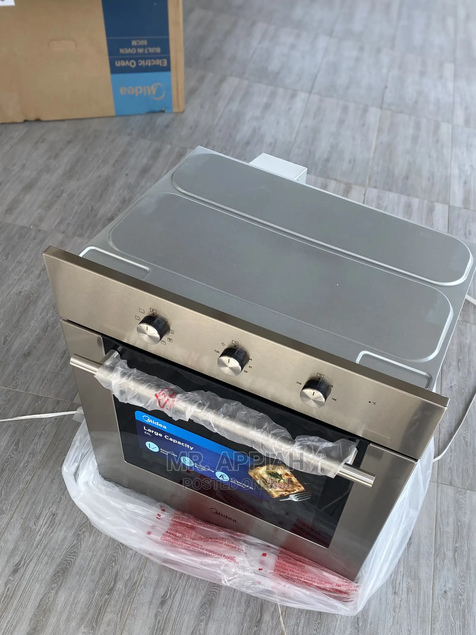 Fresh in Box  Midea 93M90D0 Built-in Microwave Oven(Gray).