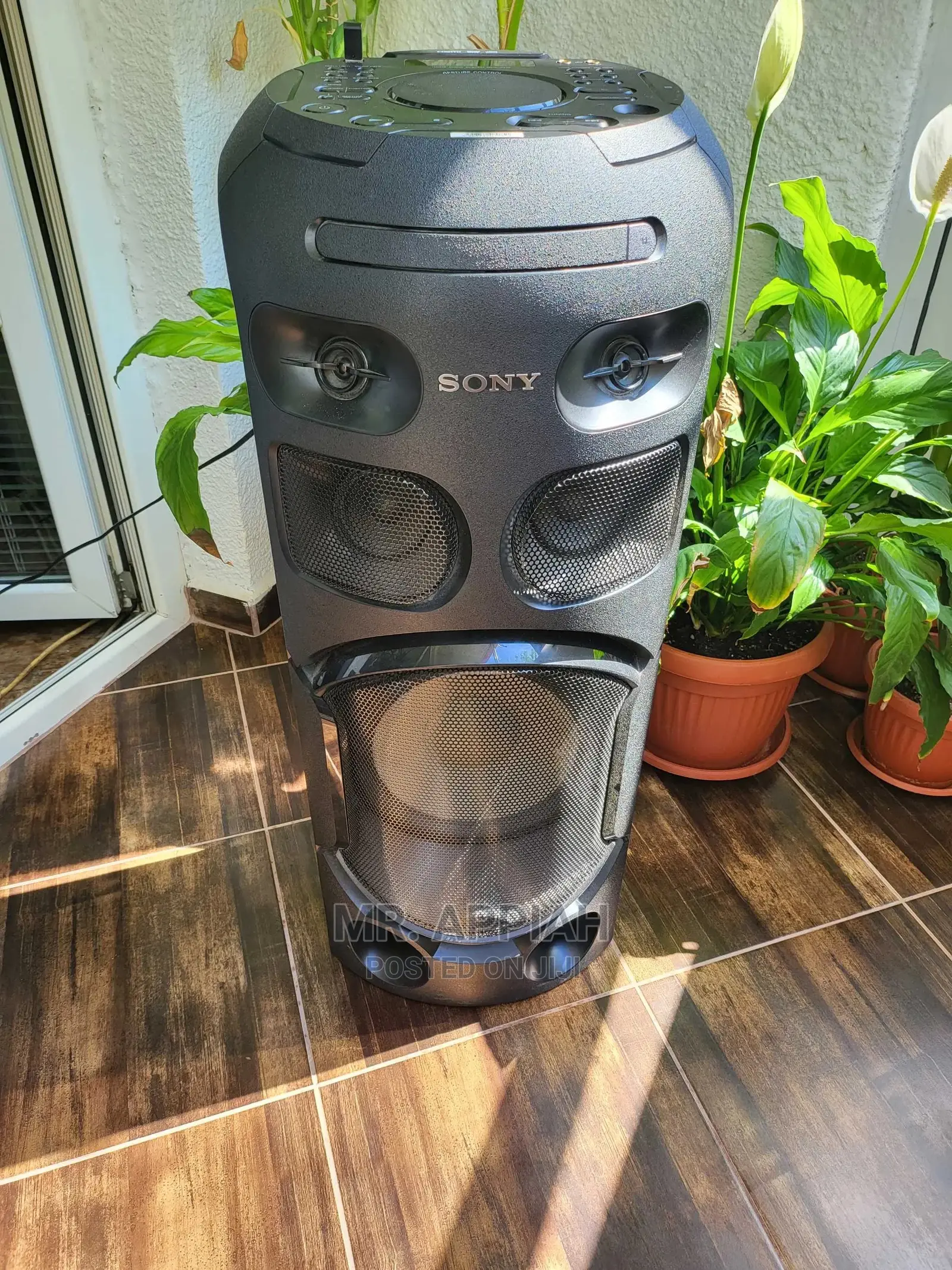 Newly in Stock Sony MHC-V83D,Black Bluetooth Speaker(Black)
