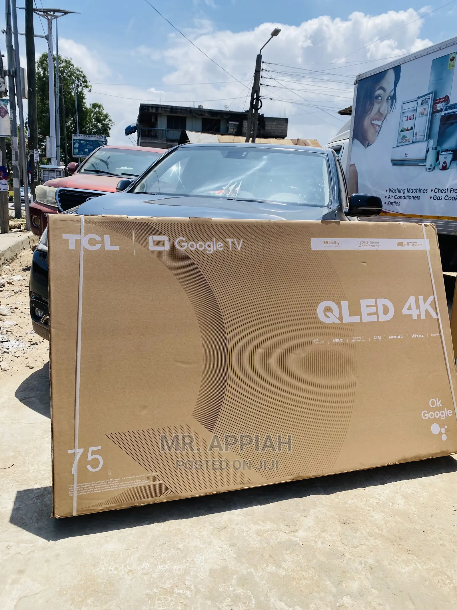 (75P635)Eco-Friendly TCL 75inch Smart QLED Tv, 