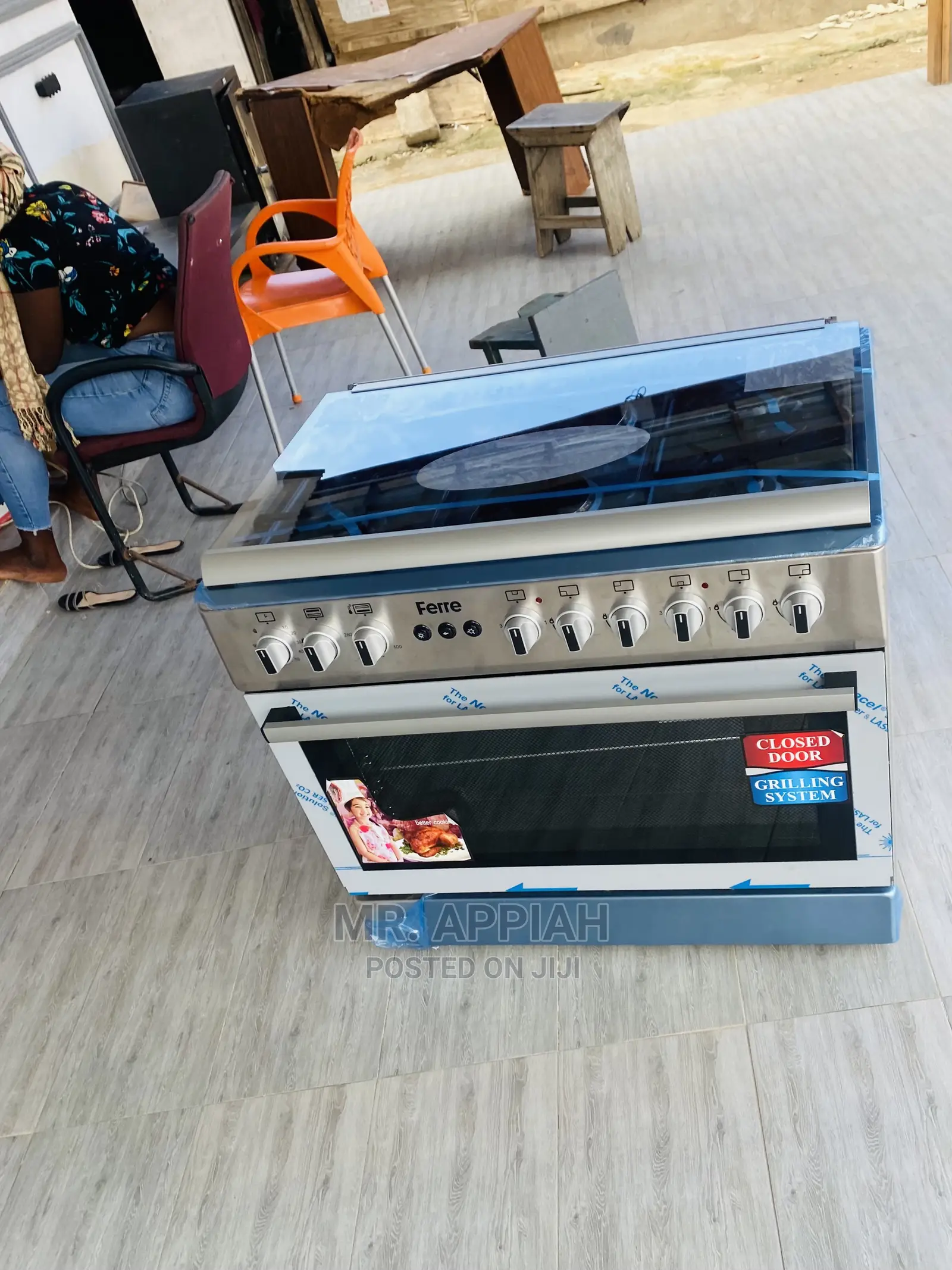 Get a Discount on Ferre 60*90 4 Gas + 2 Electric Burner.