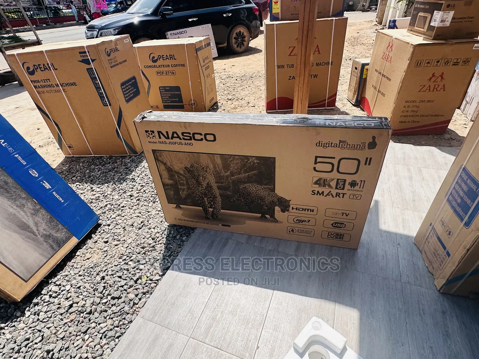 Sharp Image FHD Android Nasco 50”Smart Satellite Tv 