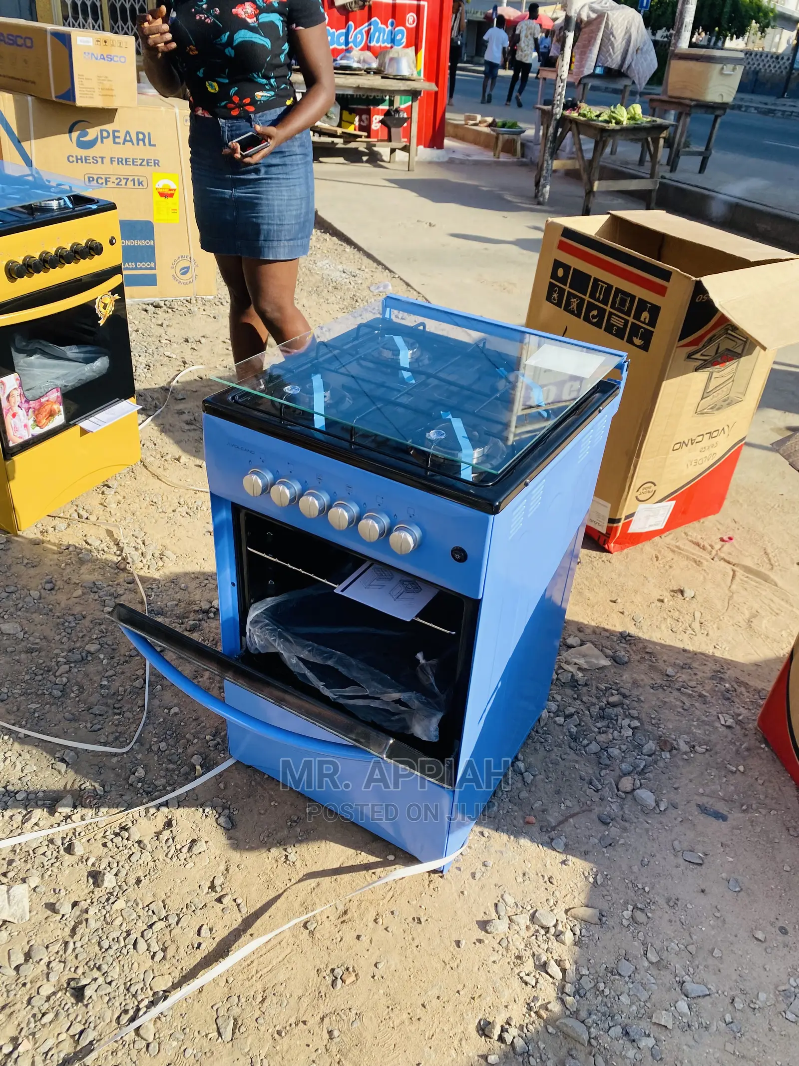 Fresh in Box Volcano Oven Grill 4 Gas Burner(50*50).