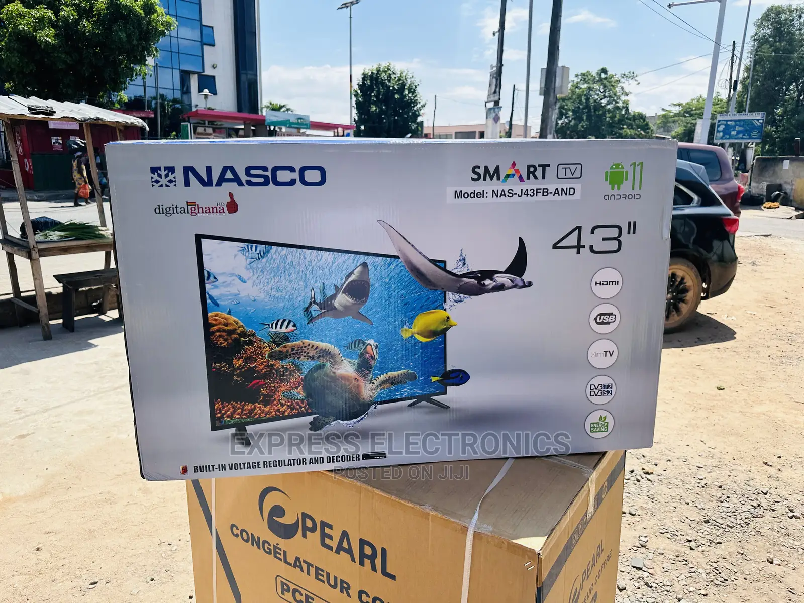 Neatly Sealed Nasco Smart 43”FHD