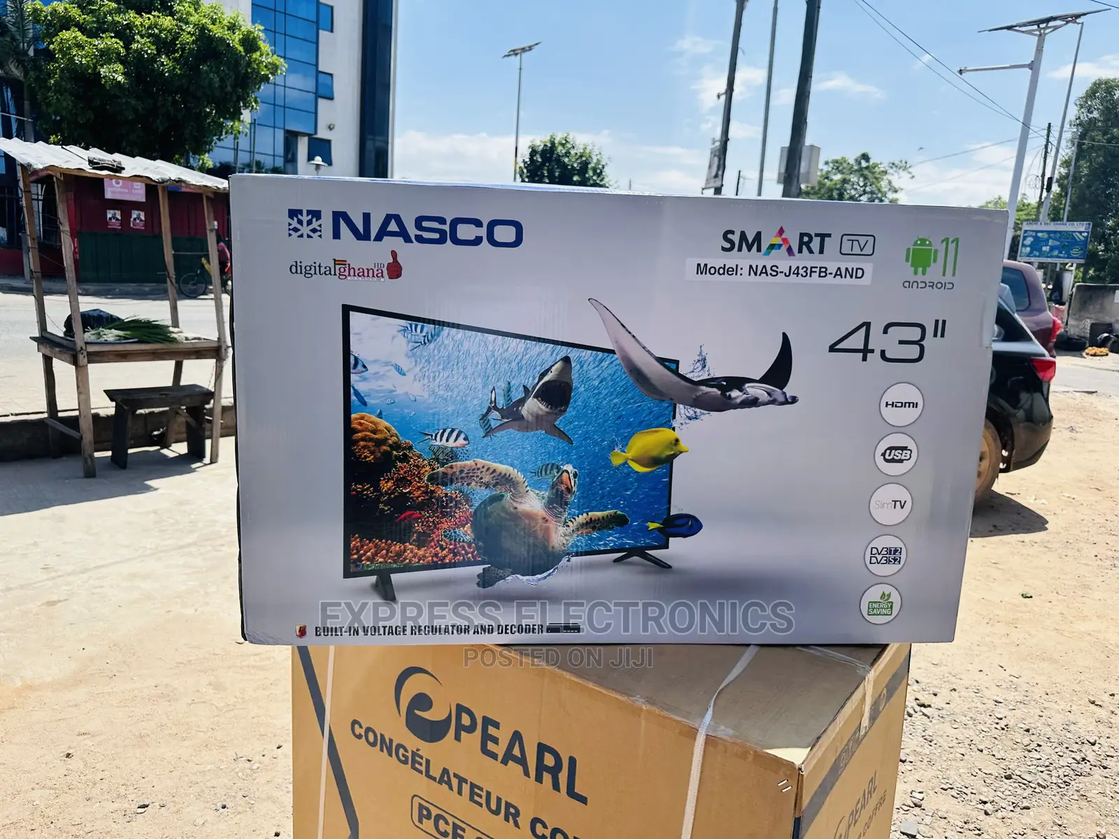 Neatly Sealed Nasco Smart 43”FHD