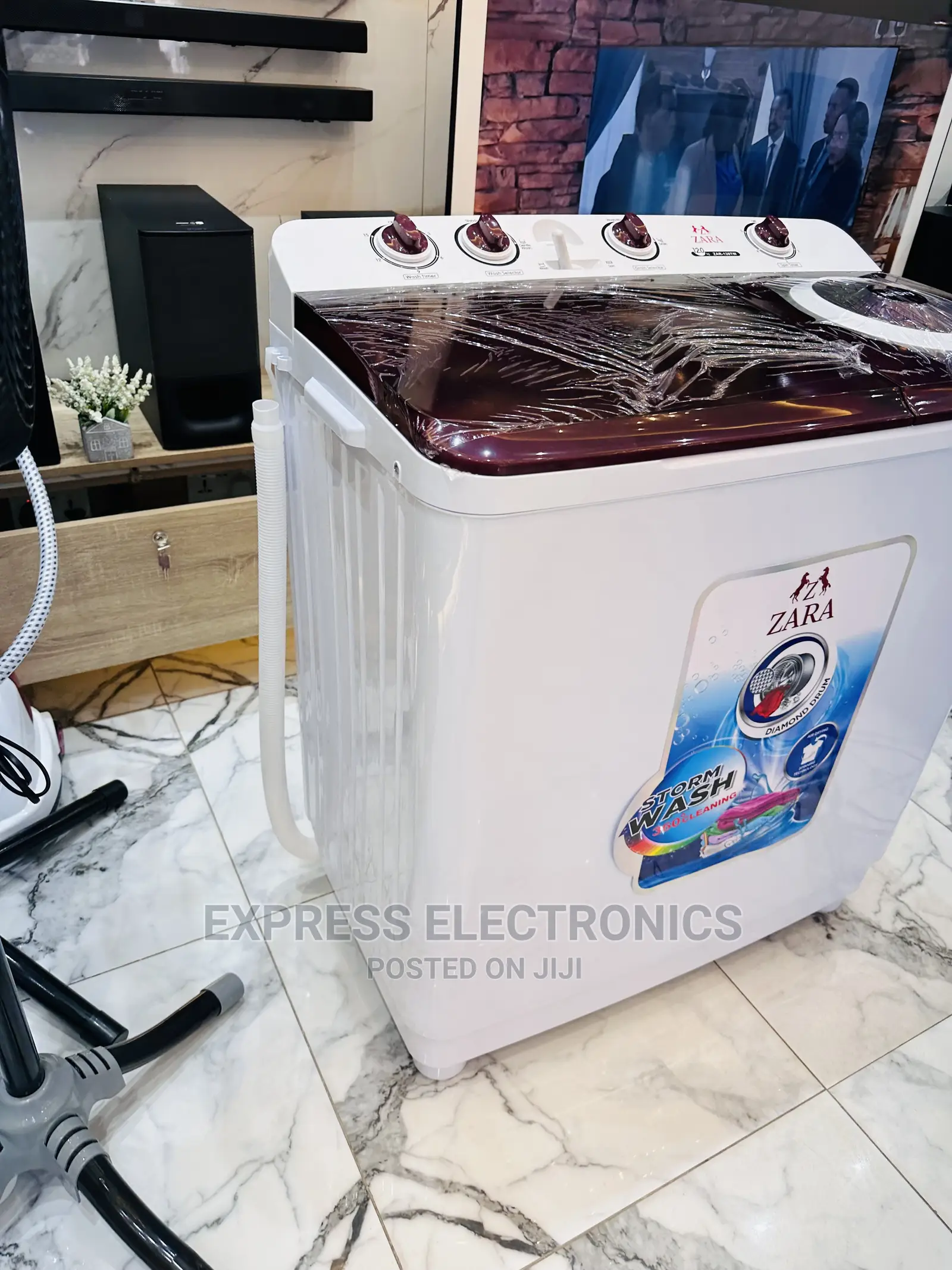 Quality Brand Zara Twintub 12kg Topload Washing Machine