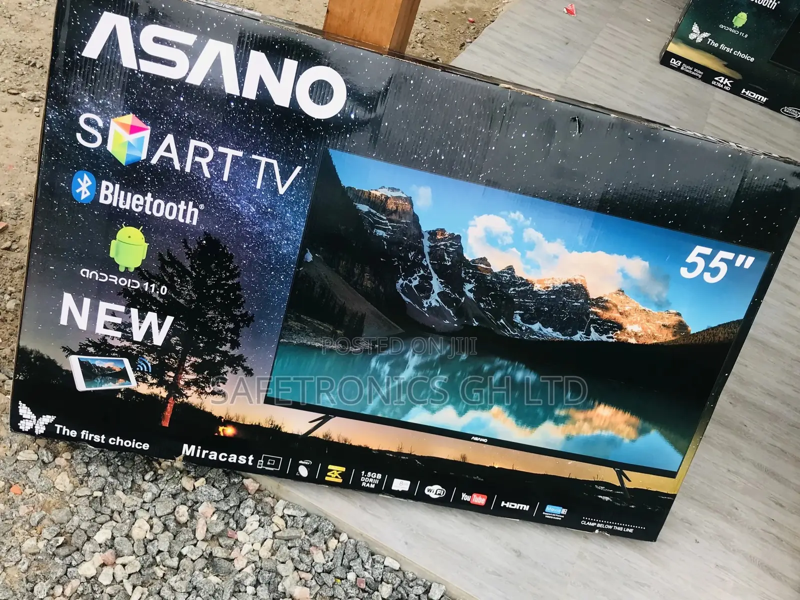 Satellite Asaon 55 Inches Glossy LED UHD Smart Tv