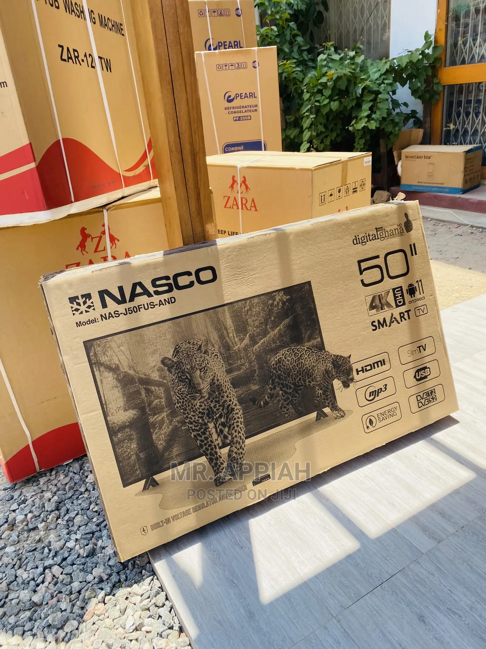 Classic Design 50 Inch Nasco Digital Color Smart Tv.