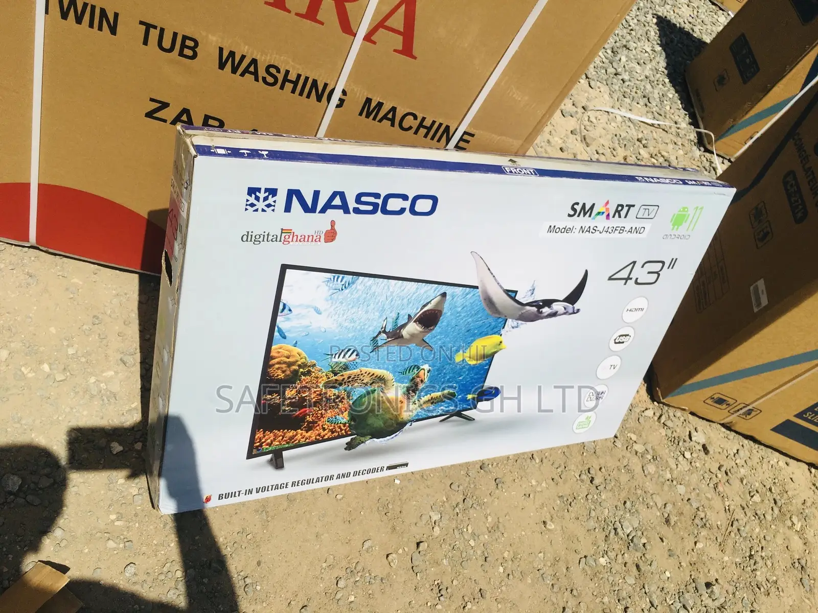 Unique Design Smart Nasco LED Glossy 43 Inches Tv