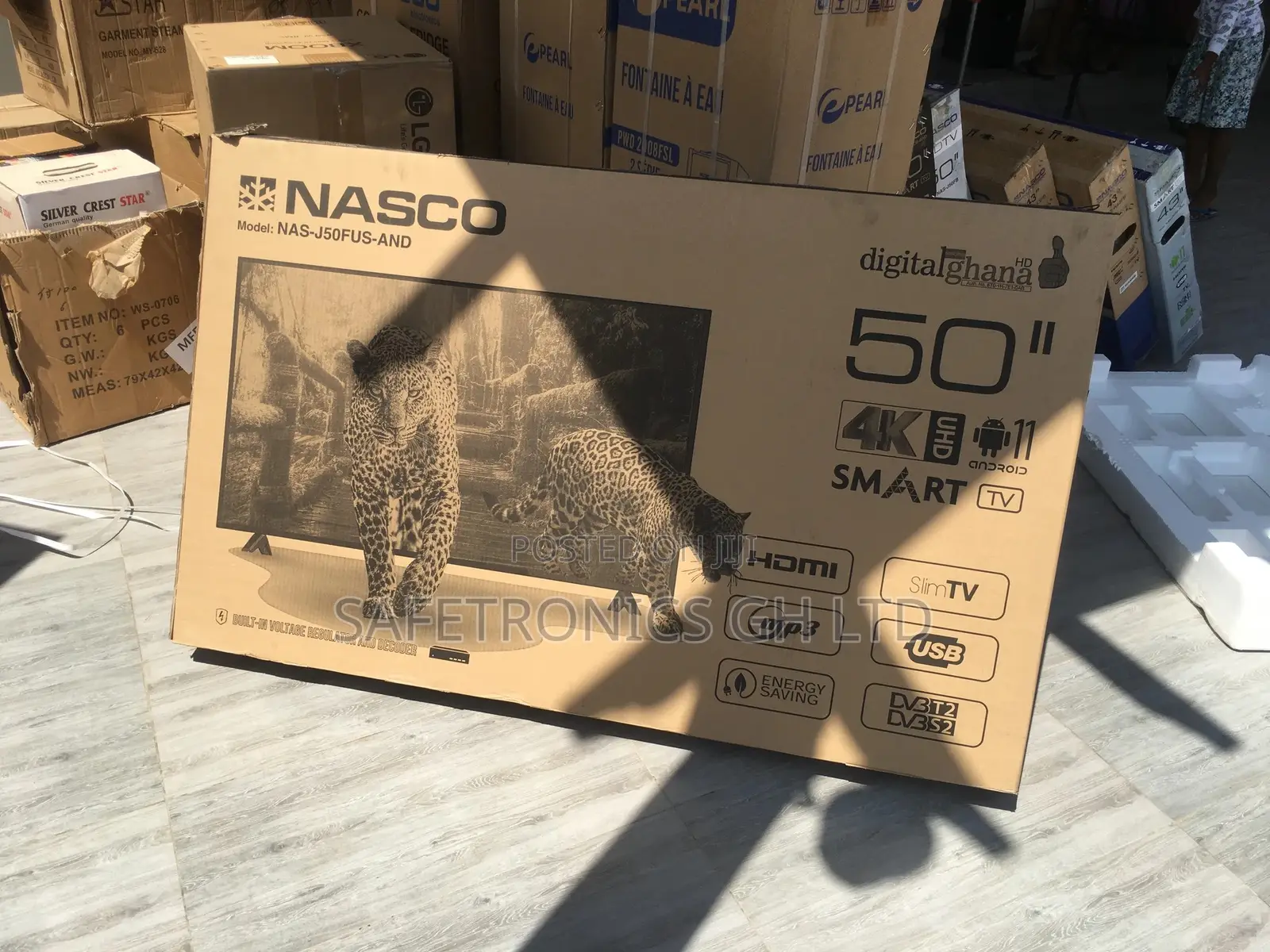 Nasco 50 Inches Smart Reliable LED Glossy Tv