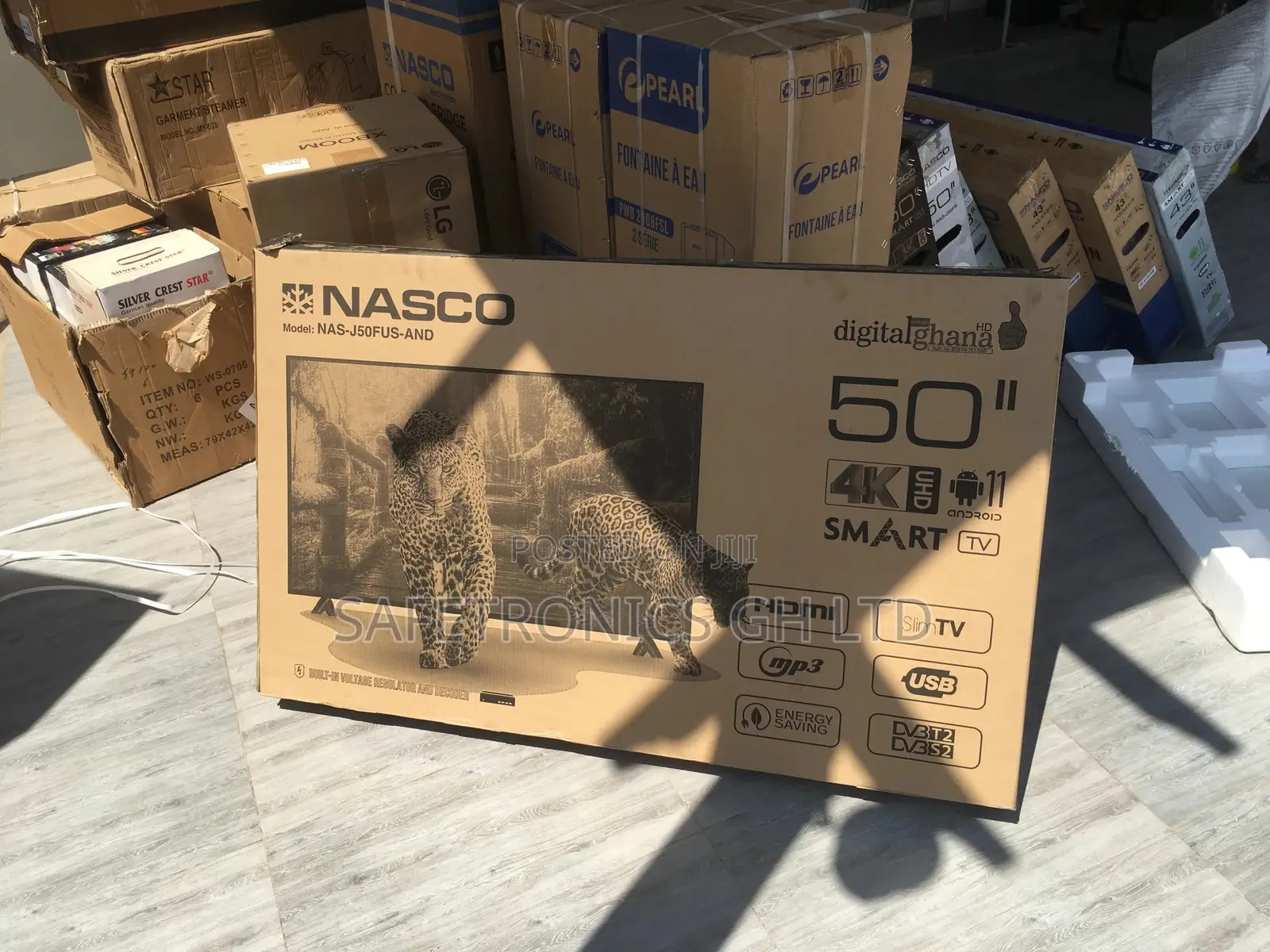 Nasco 50 Inches Smart Reliable LED Glossy Tv