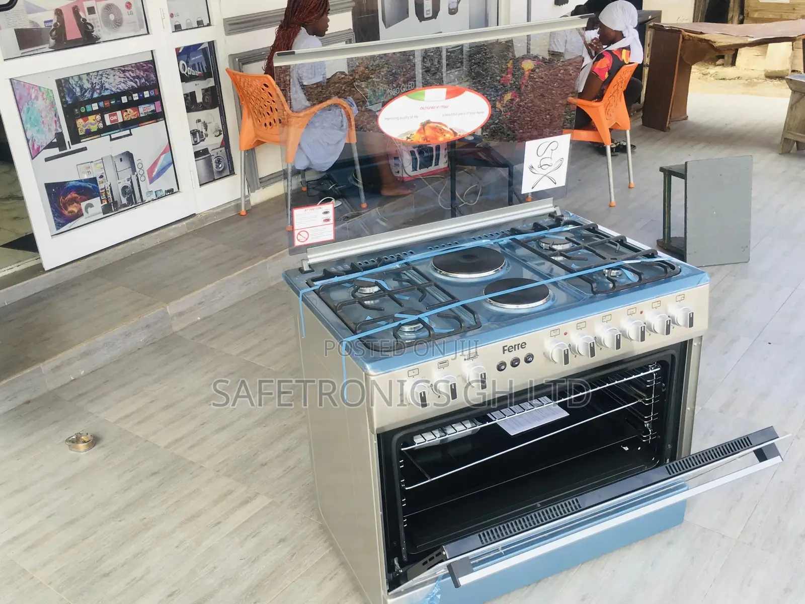 Essential 6 Gas Burner 60x90 Oven With Grill 2*4
