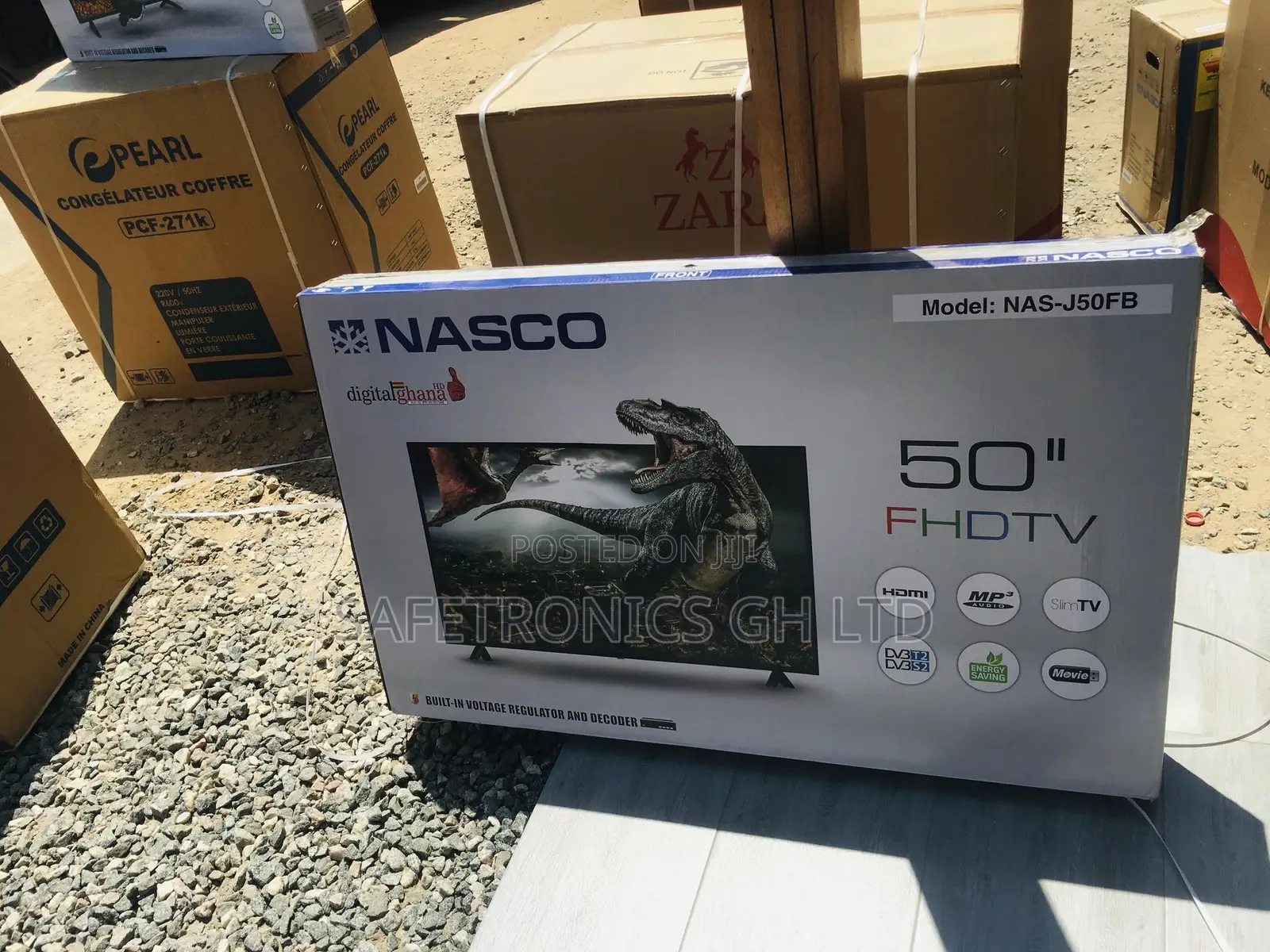 Digital Sealed in Box Nasco 50 Inches Glossy LED Tv