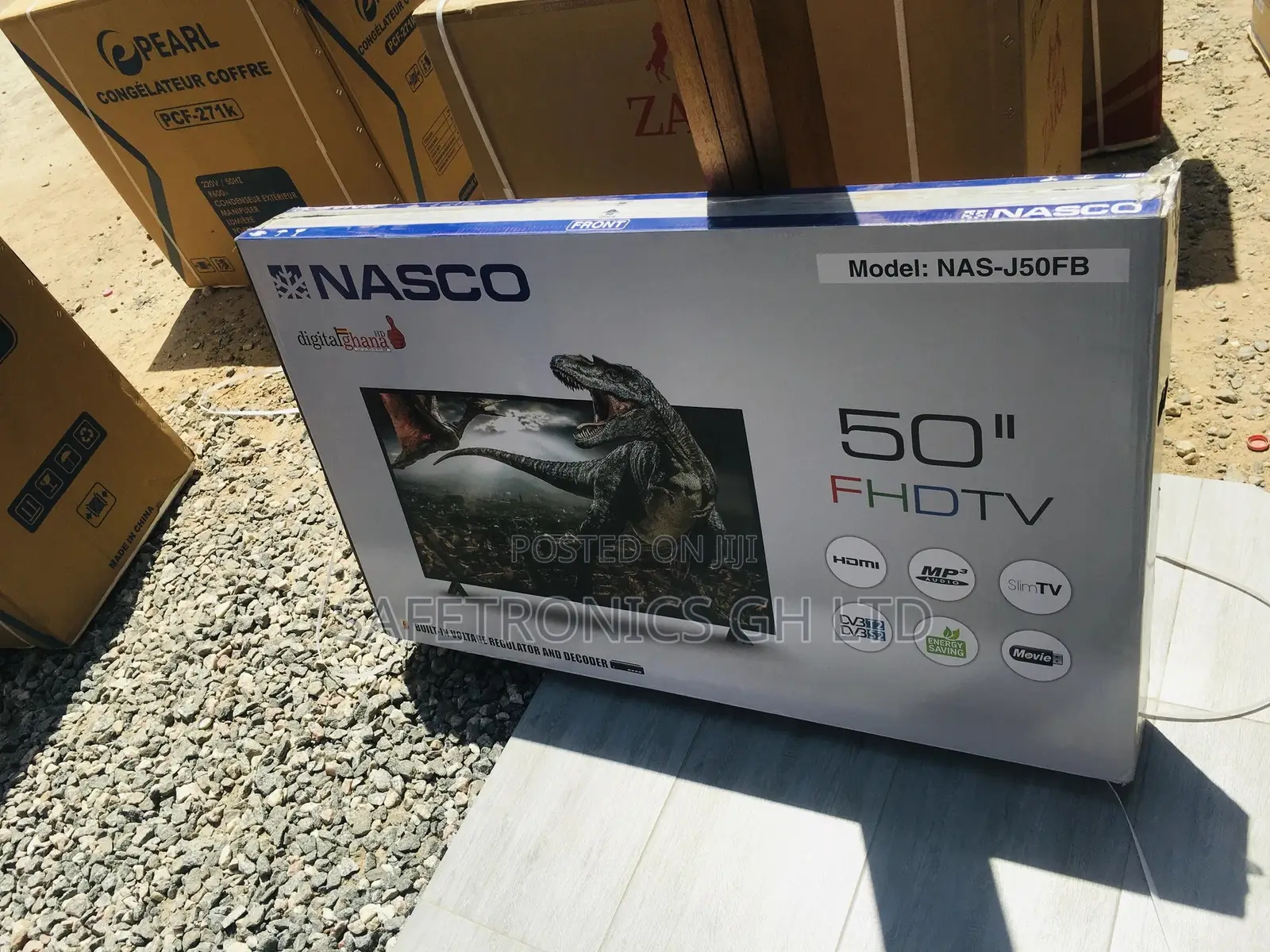 Digital Sealed in Box Nasco 50 Inches Glossy LED Tv