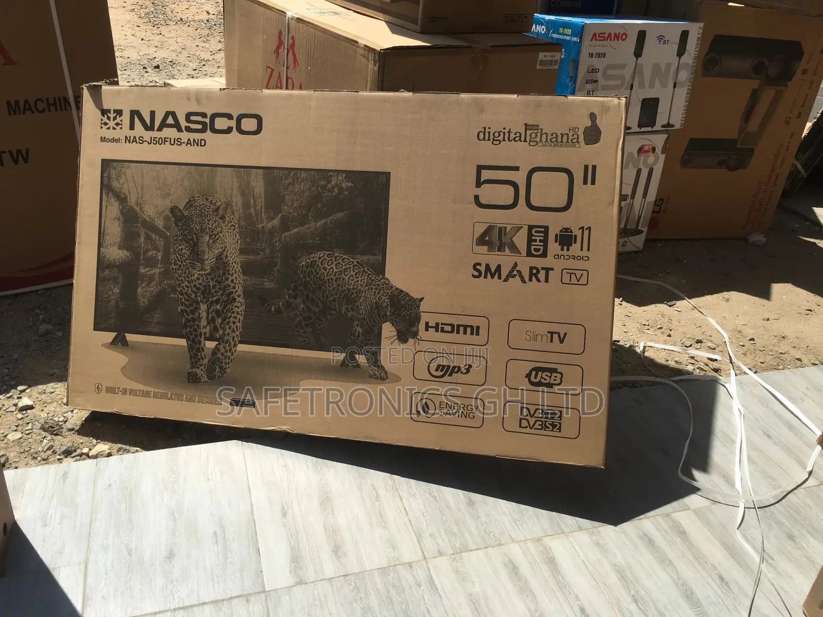 50 Inches Nasco Smart Glossy LED Tv  Unique