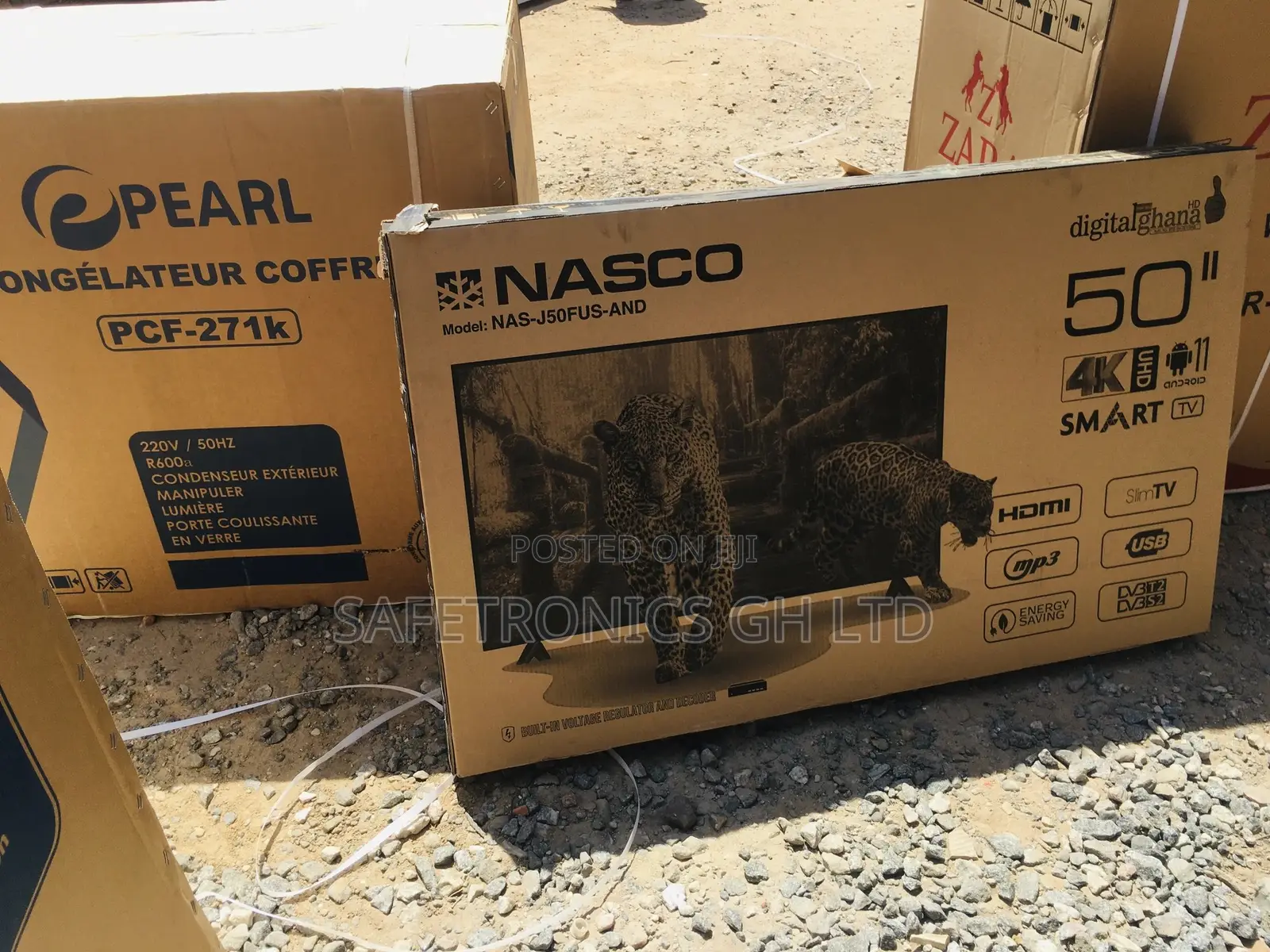 50 Inches Nasco Smart Glossy LED Tv  Unique