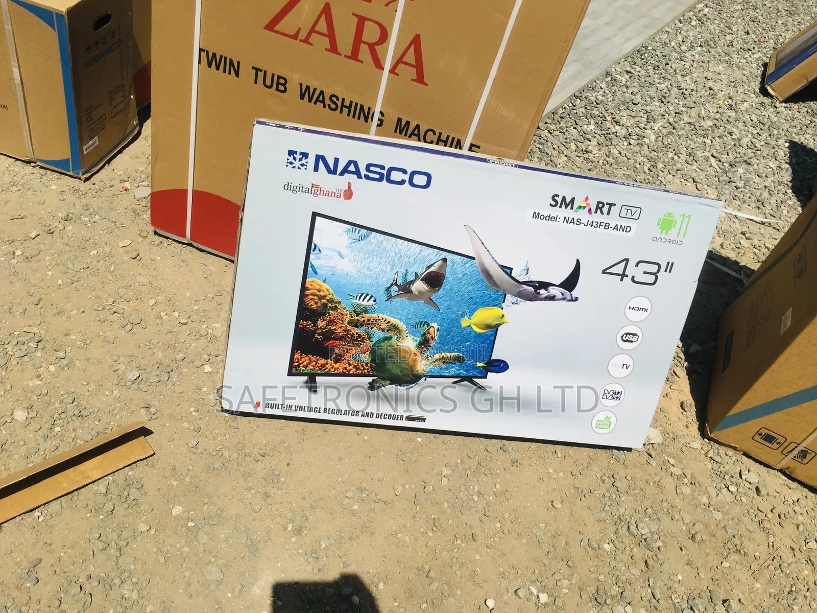 Reliable and Quality Nasco Smart 43 Inches LED Glossy Tv