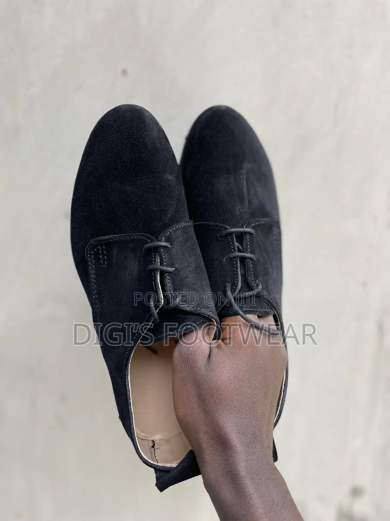 Black Laced High Platform Shoe