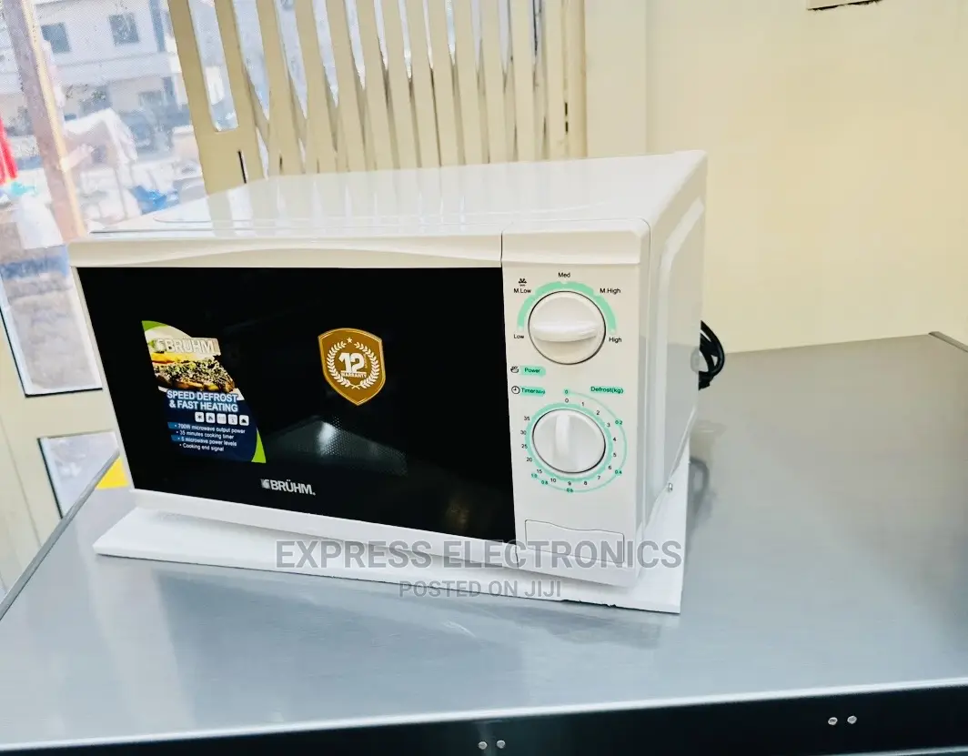 Available Now Bruhm Microwave Oven BMM-20mmw- White -20l.