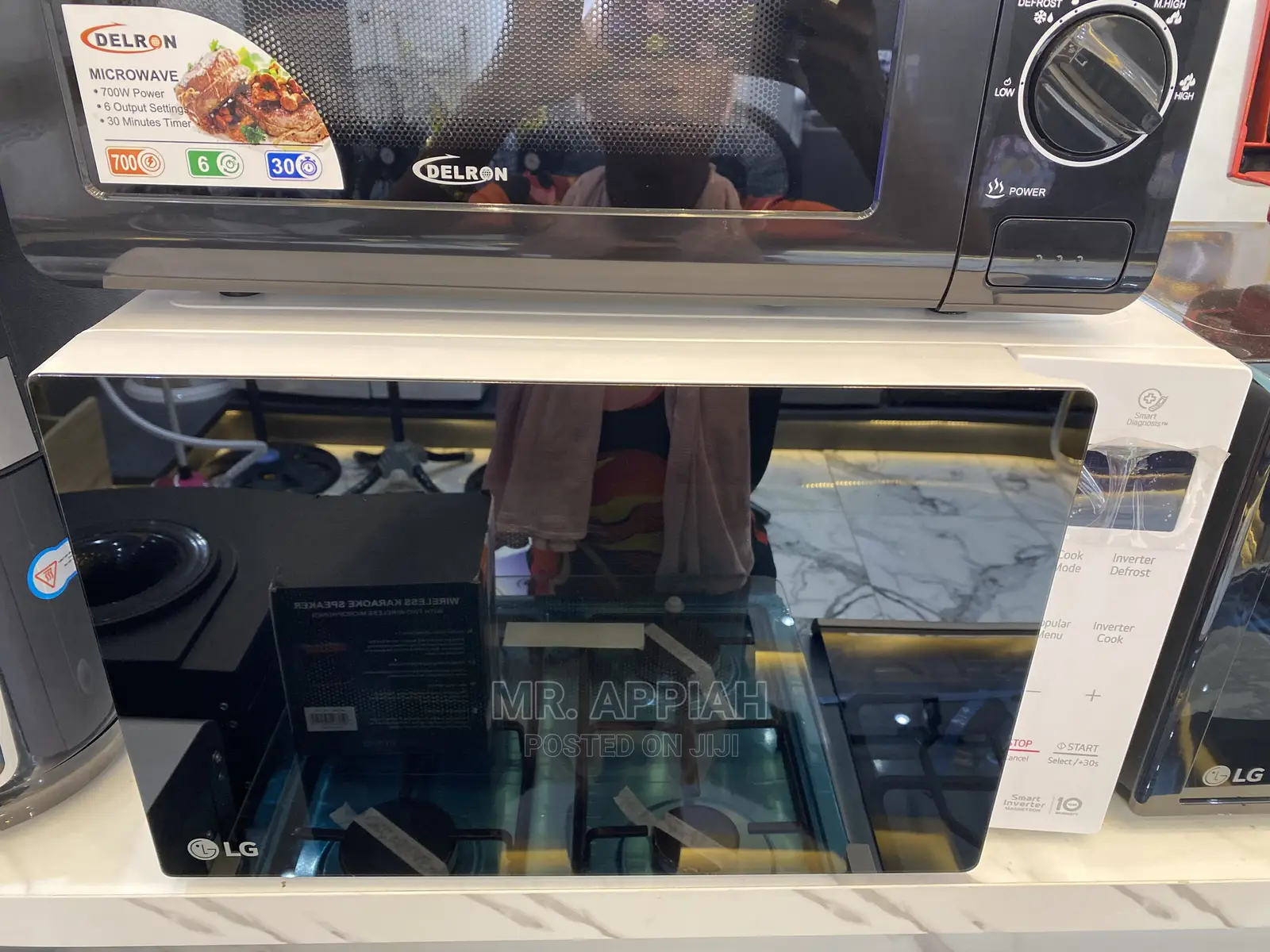 Elegant LG 25L Microwave Available(MS2535GISW).