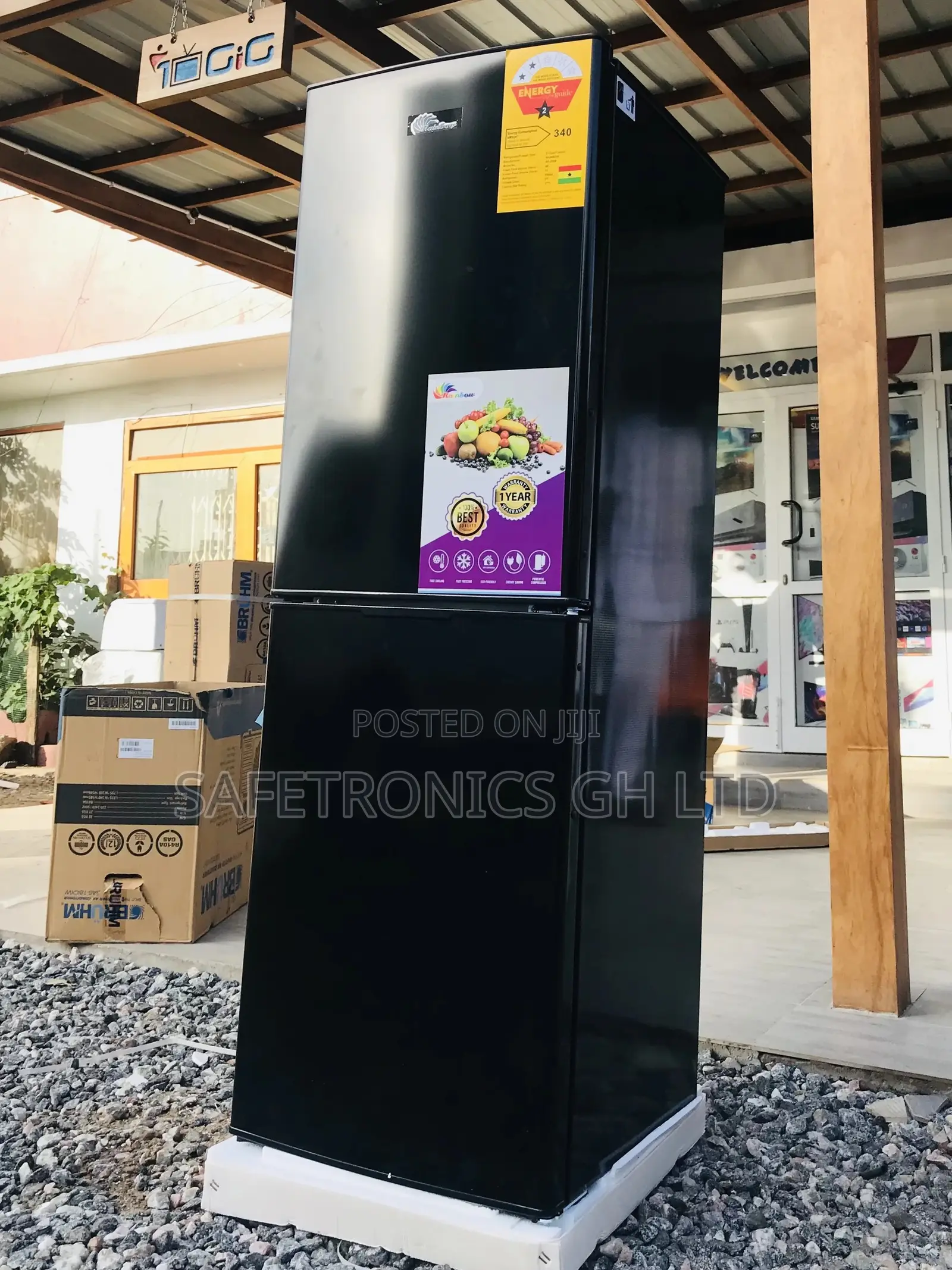 Affordable Rainbow 140 Liters Doubledoor Rf-200b Bottomfreez